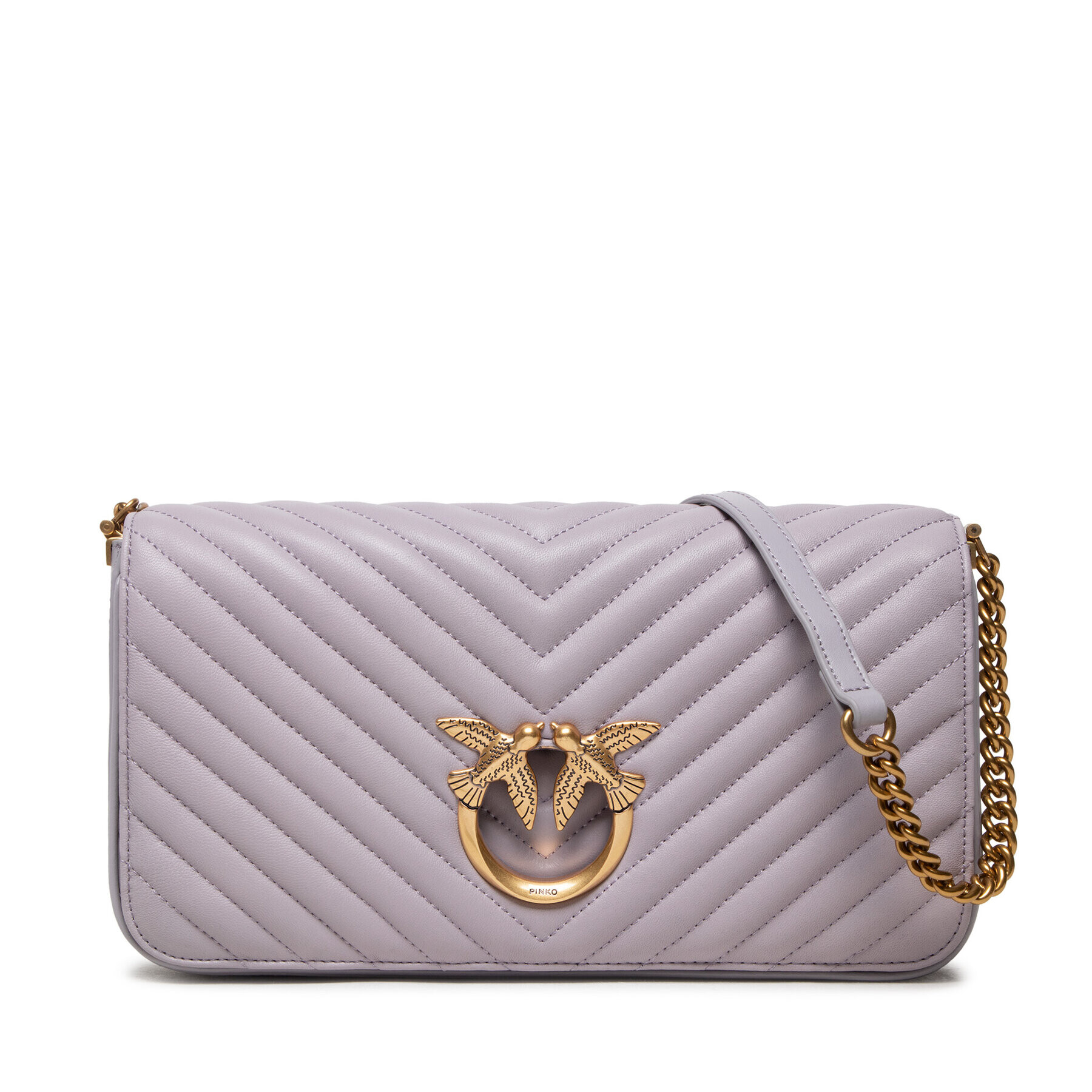 Pinko Geantă Love Click Classic Baguette Che AI 22-23 PLTT 1P22R2 A03Z Violet - Pled.ro