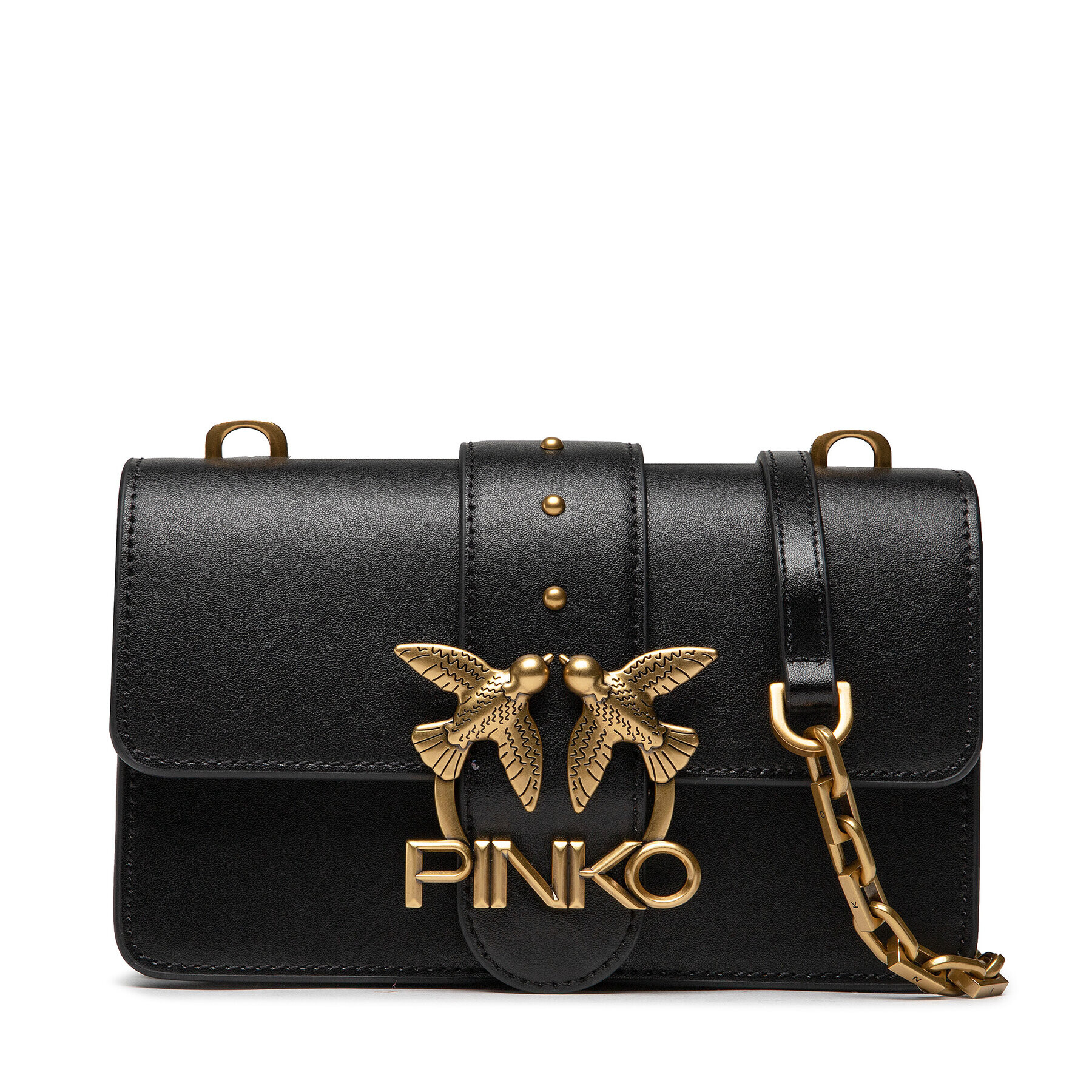 Pinko Geantă Love Mini Icon Simply 6 Cl AI 22-23 PLTT 1P22TW Y5H7 Negru - Pled.ro