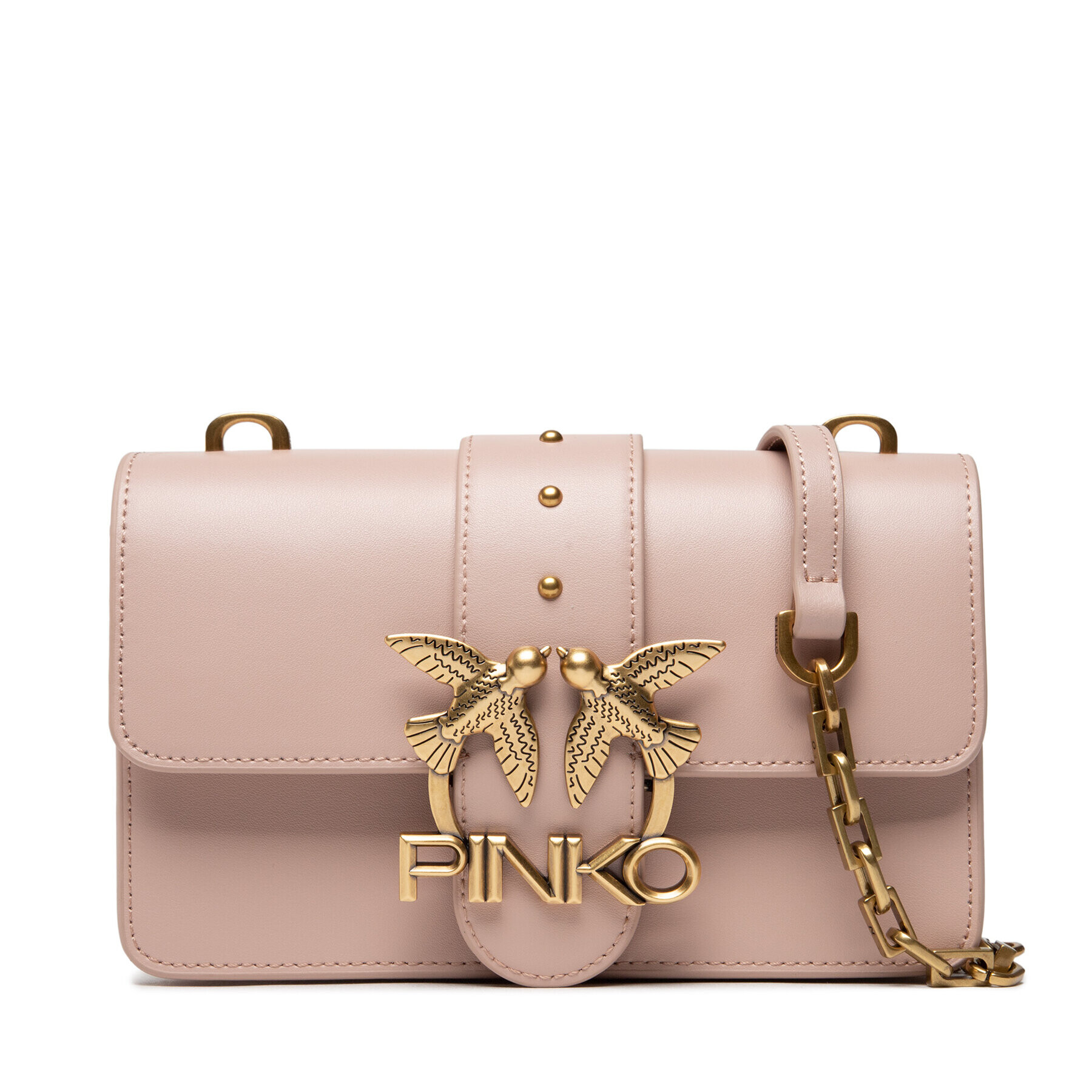 Pinko Geantă Love Mini Icon Simply 6 Cl AI 22-23 PLTT 1P22TW Y5H7 Roz - Pled.ro