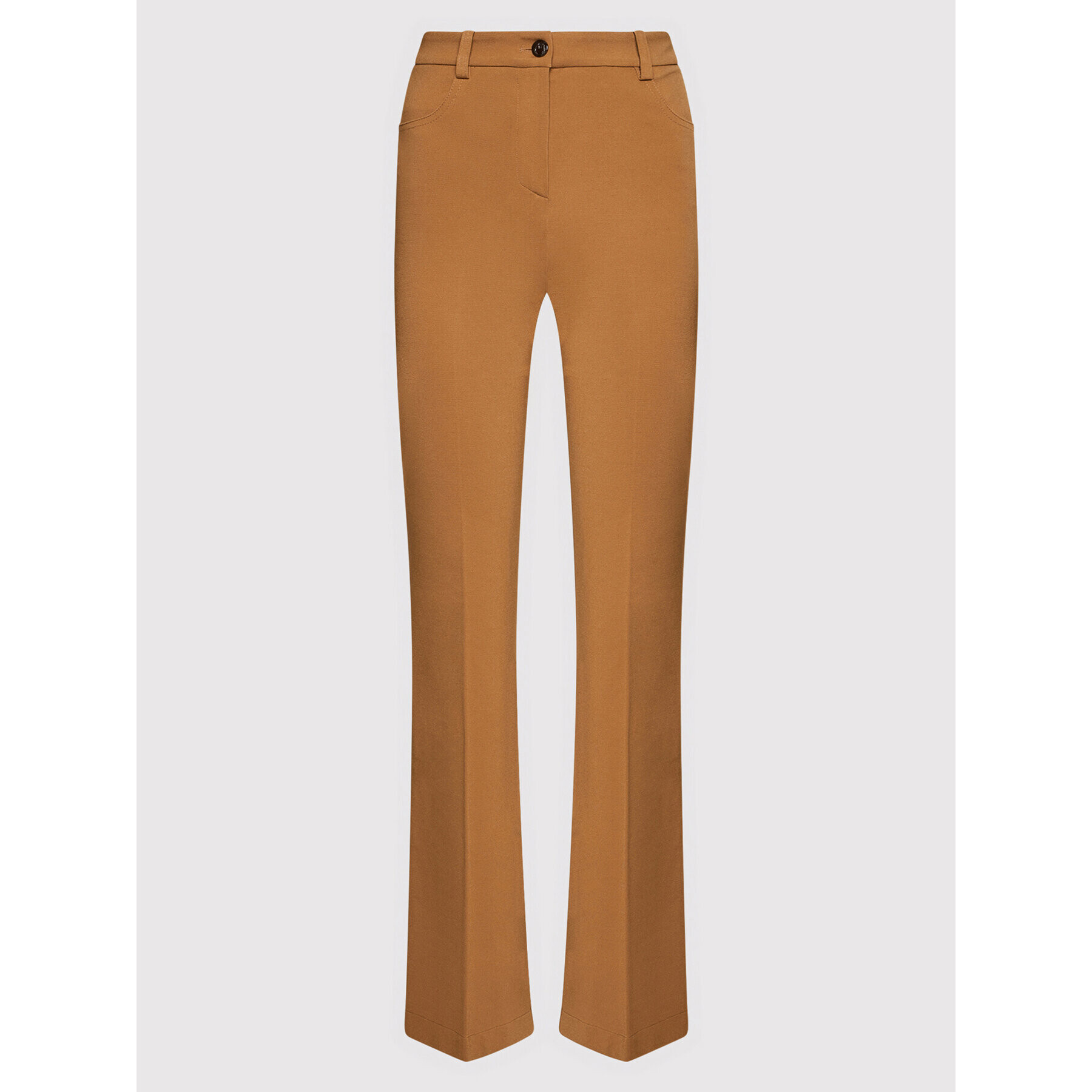 Pinko Pantaloni din material Abha 1G16QW 1739 Maro Regular Fit - Pled.ro