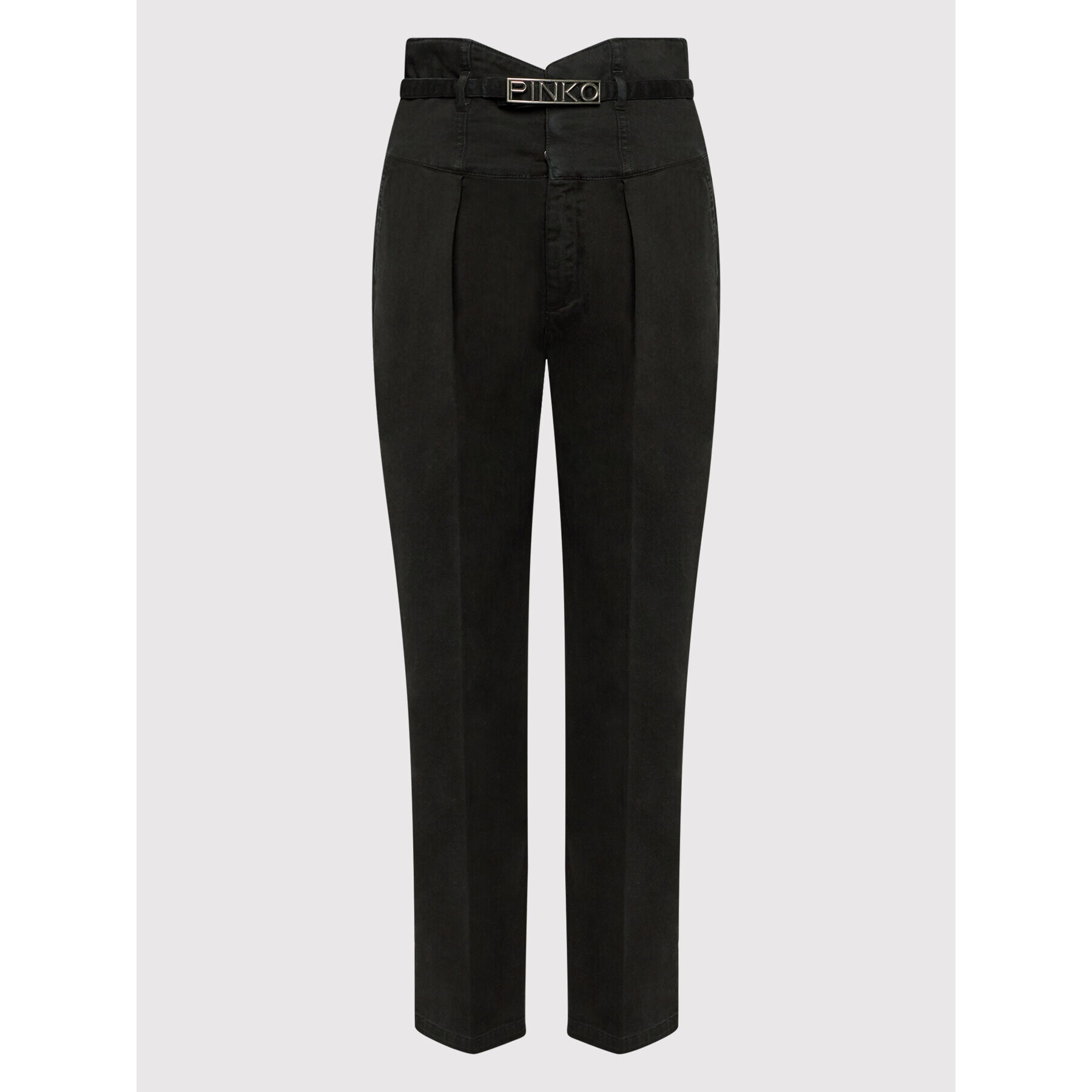 Pinko Pantaloni din material Ariel 26 1J10UR Y848 Negru Regular Fit - Pled.ro