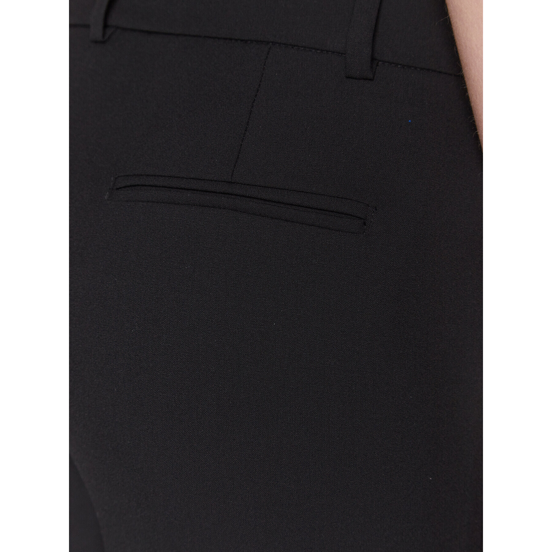 Pinko Pantaloni din material Bello 100155 A0HO Negru Cropped Fit - Pled.ro