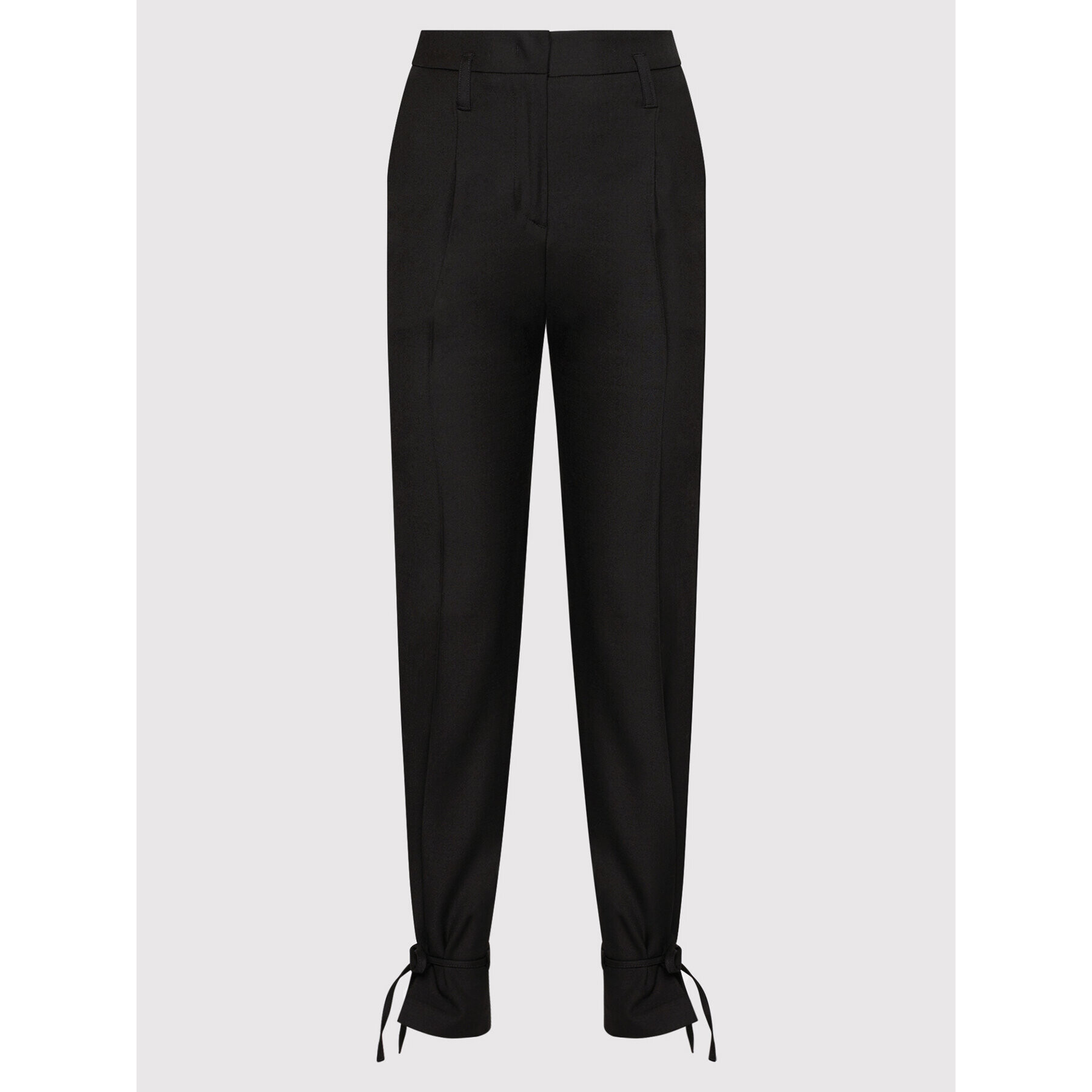 Pinko Pantaloni din material Fleet 20212 BLK01 1G16MB Y7DZ Negru Regular Fit - Pled.ro