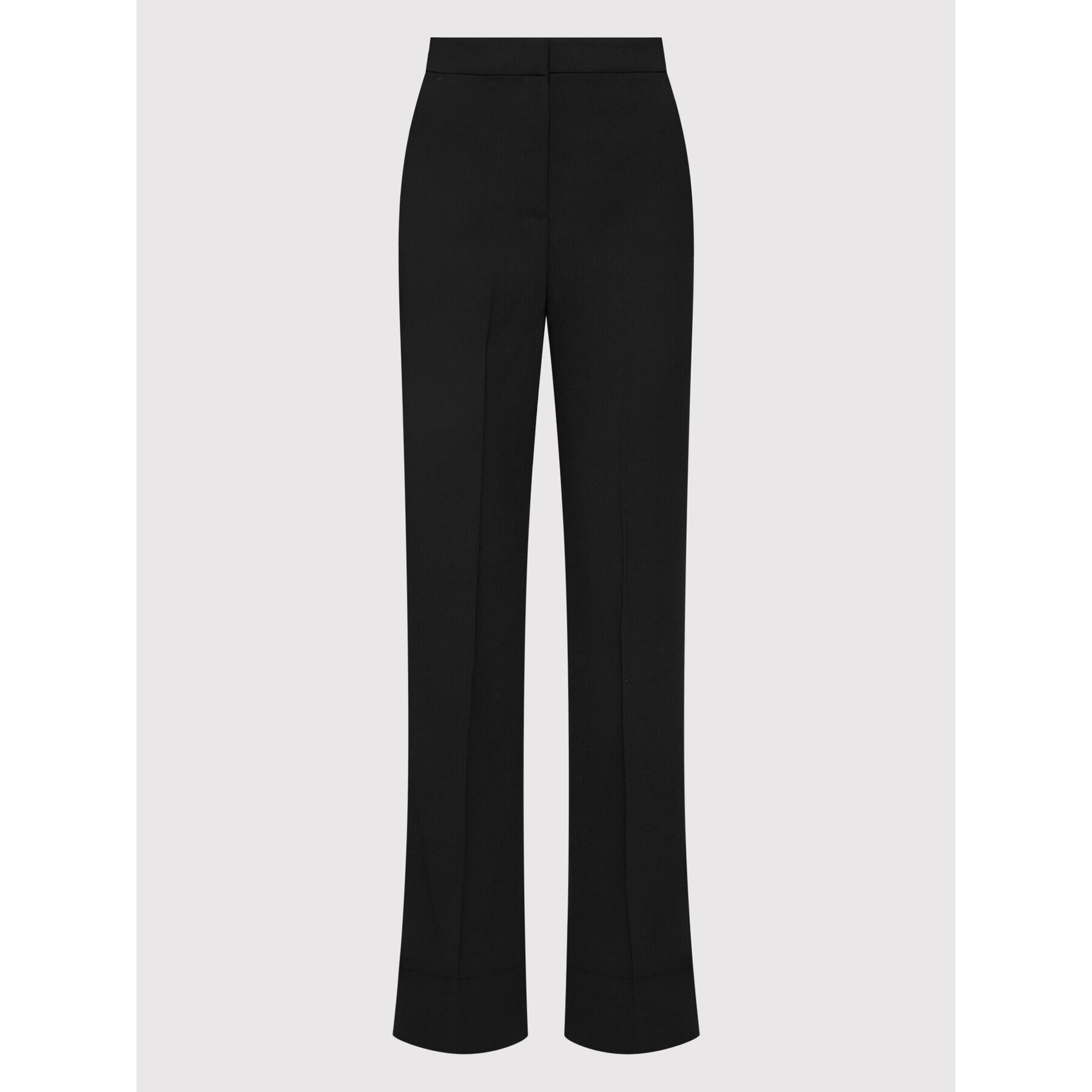 Pinko Pantaloni din material Litchi 1N13HU 4575 Negru Flare Fit - Pled.ro