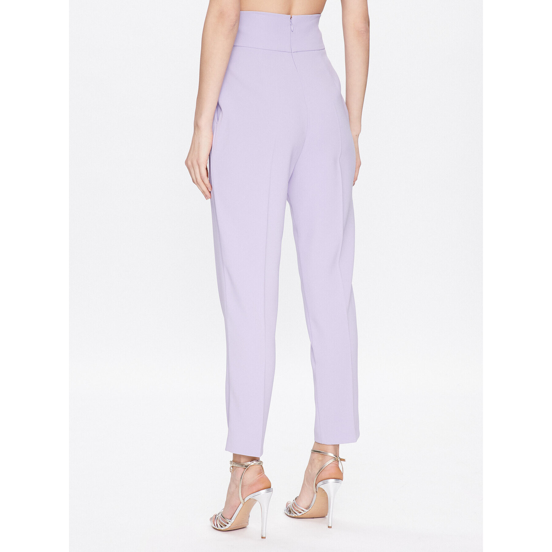 Pinko Pantaloni din material Natalia 100052 7624 Violet Regular Fit - Pled.ro