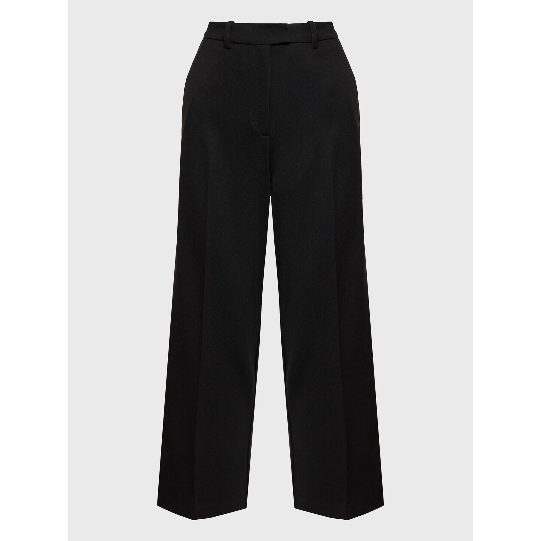 Pinko Pantaloni din material Pei 1G1896 1739 Negru Relaxed Fit - Pled.ro