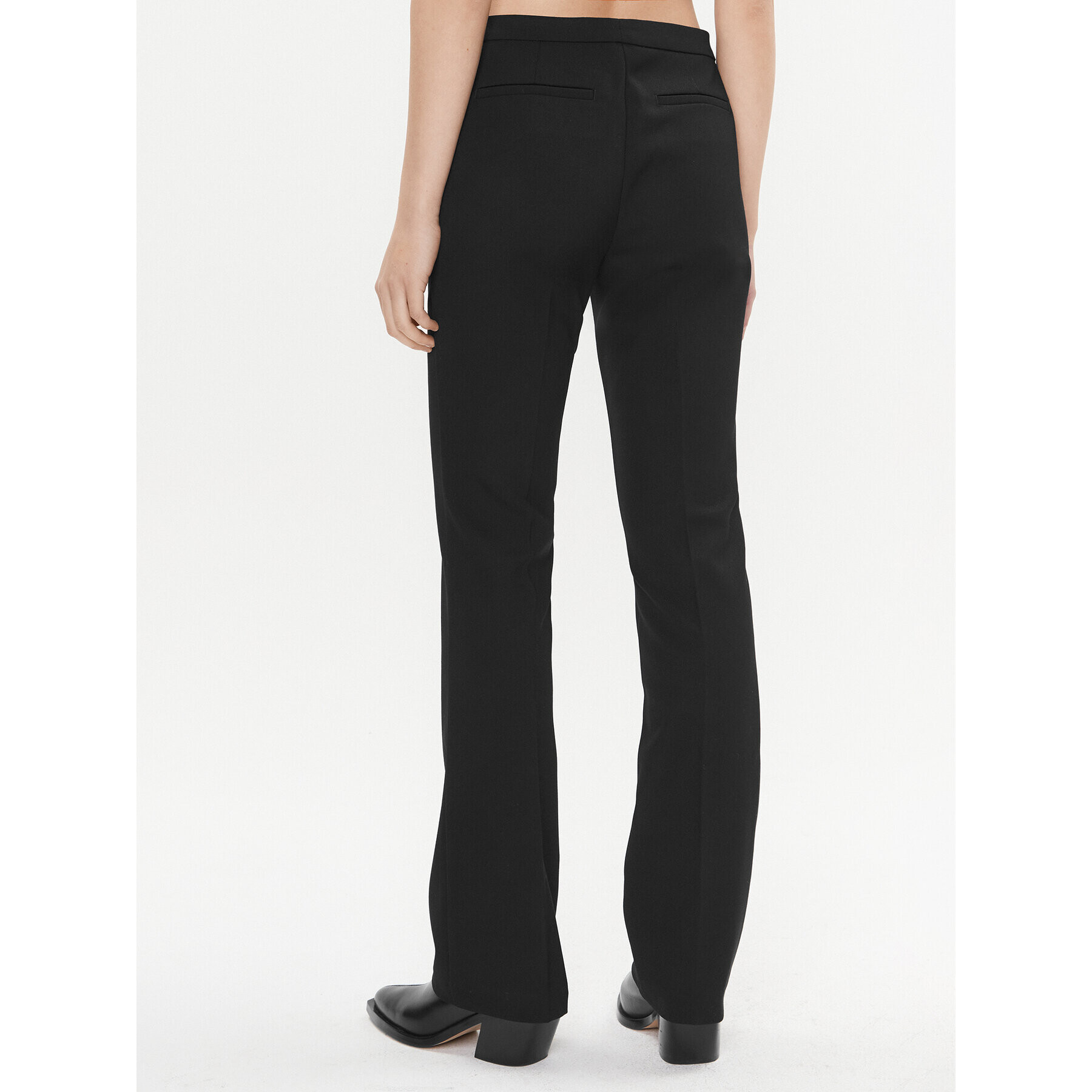 Pinko Pantaloni din material Persempre 102204 A18F Negru Regular Fit - Pled.ro