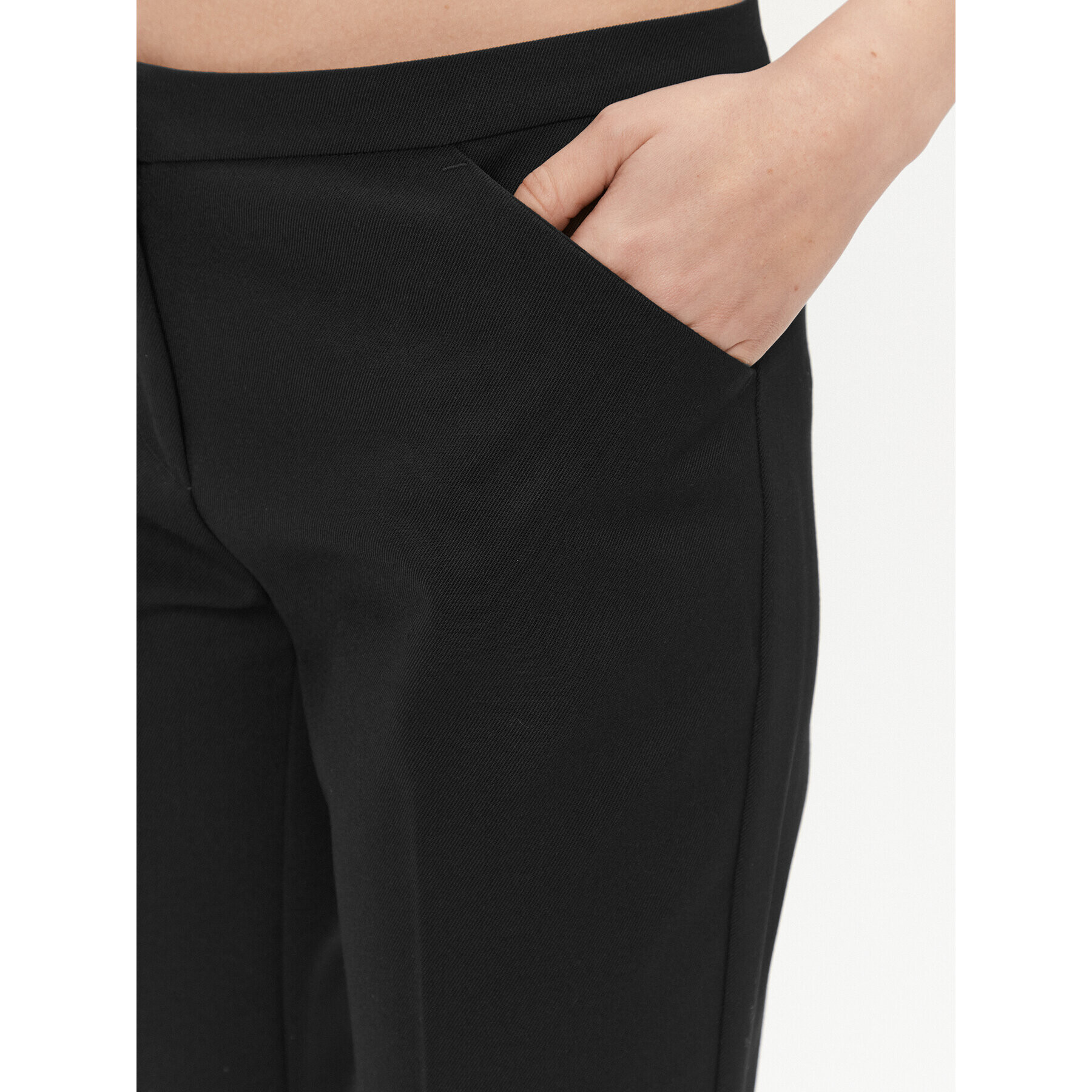 Pinko Pantaloni din material Persempre 102204 A18F Negru Regular Fit - Pled.ro