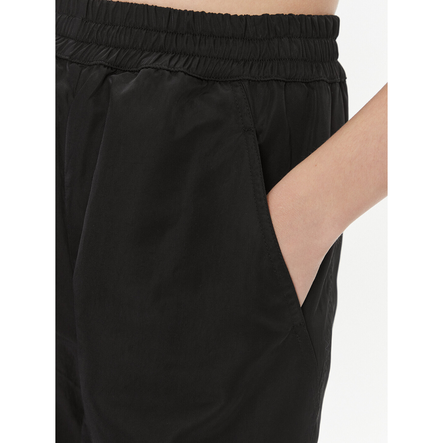 Pinko Pantaloni din material Pocoyo 102039 A0MF Negru Relaxed Fit - Pled.ro