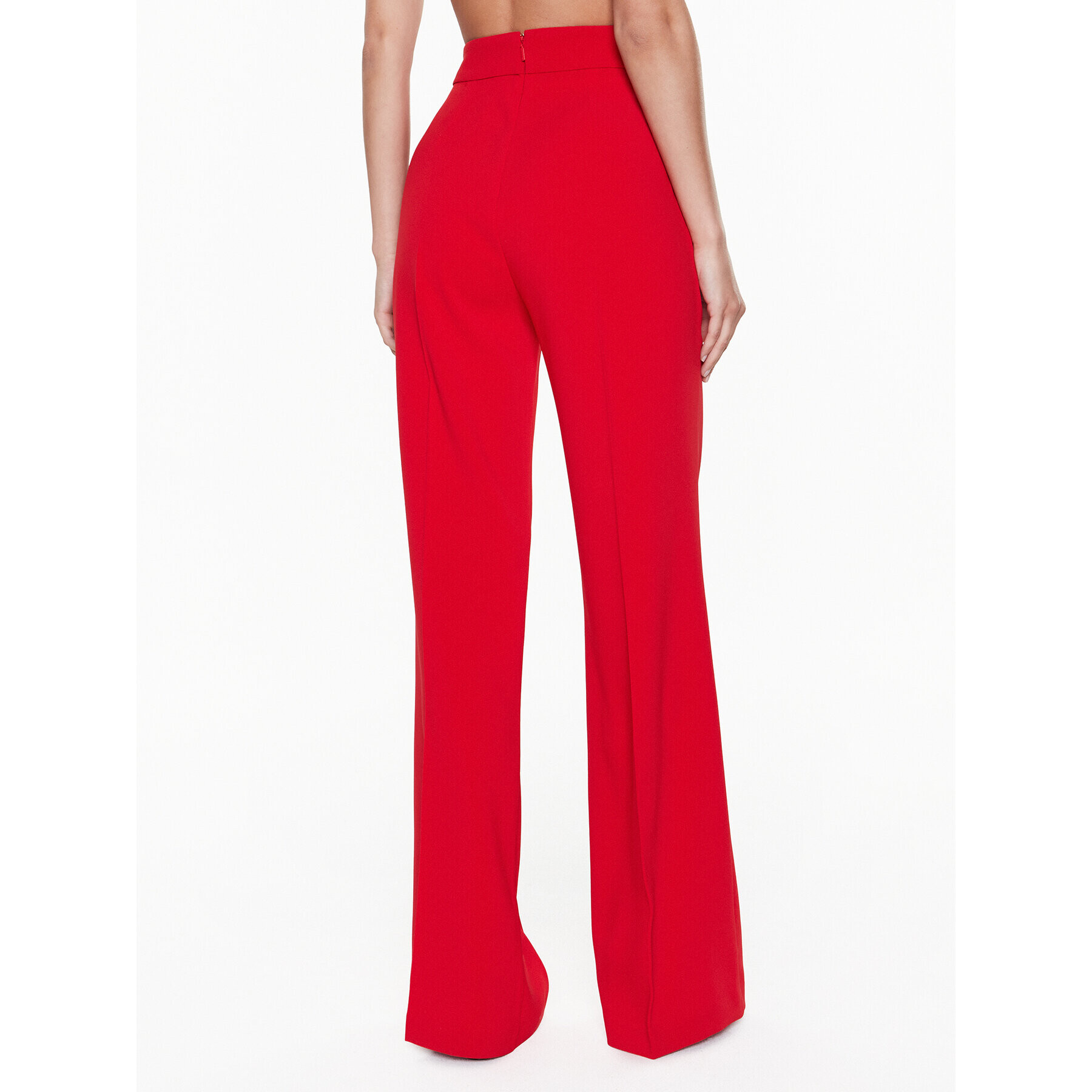 Pinko Pantaloni din material Sbozzare 100055 7624 Roșu Regular Fit - Pled.ro