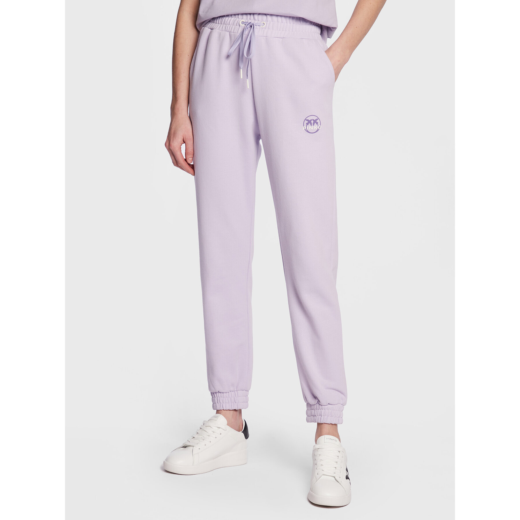 Pinko Pantaloni trening 100371 A0KN Violet Regular Fit - Pled.ro