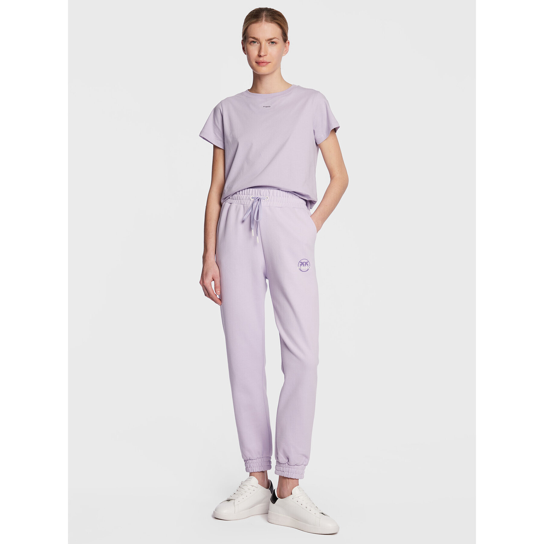 Pinko Pantaloni trening 100371 A0KN Violet Regular Fit - Pled.ro