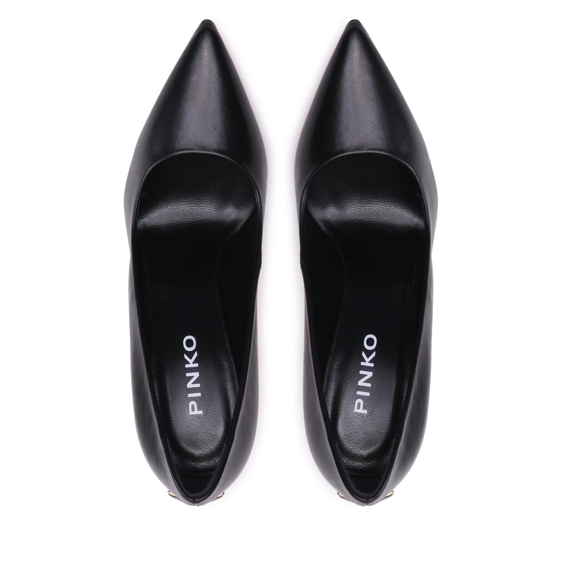 Pinko Pantofi cu toc subțire Leonie Decollete PE 23 BLKS1 100675 A0NP Negru - Pled.ro