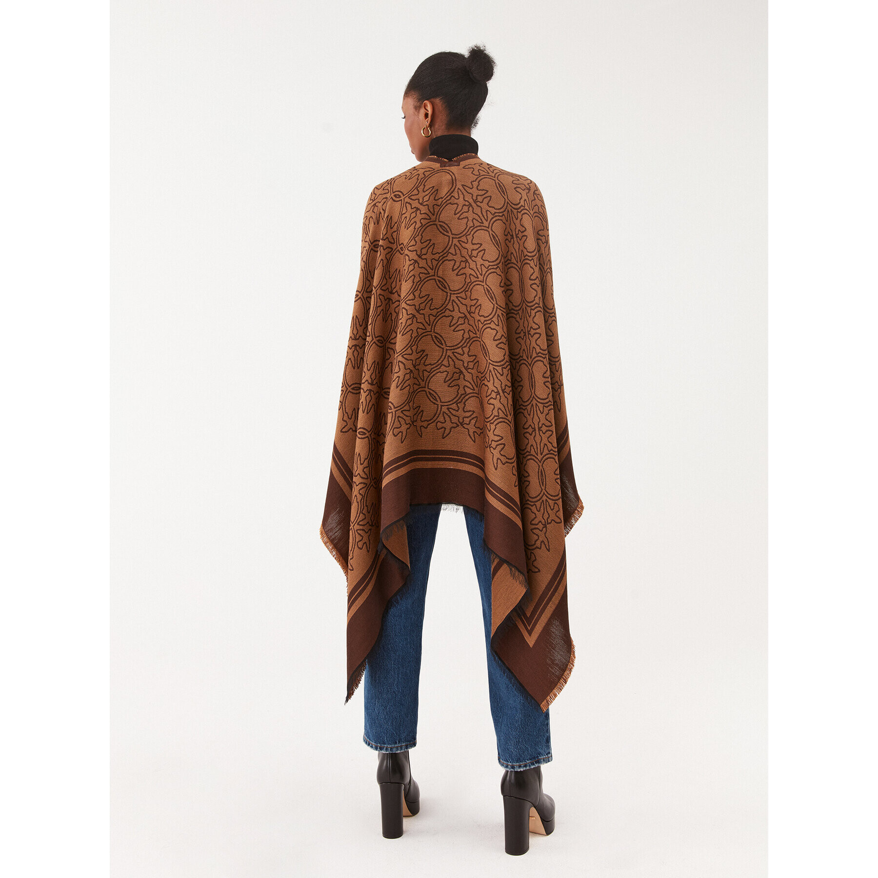 Pinko Poncho Megabit 101871 A15W Maro Regular Fit - Pled.ro