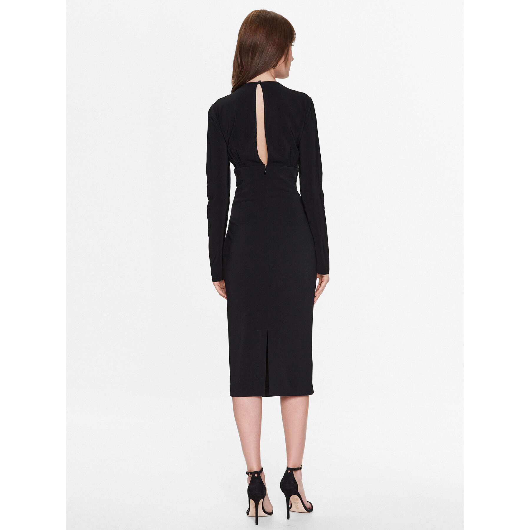 Pinko Rochie cocktail 100111 A0GM Negru Regular Fit - Pled.ro