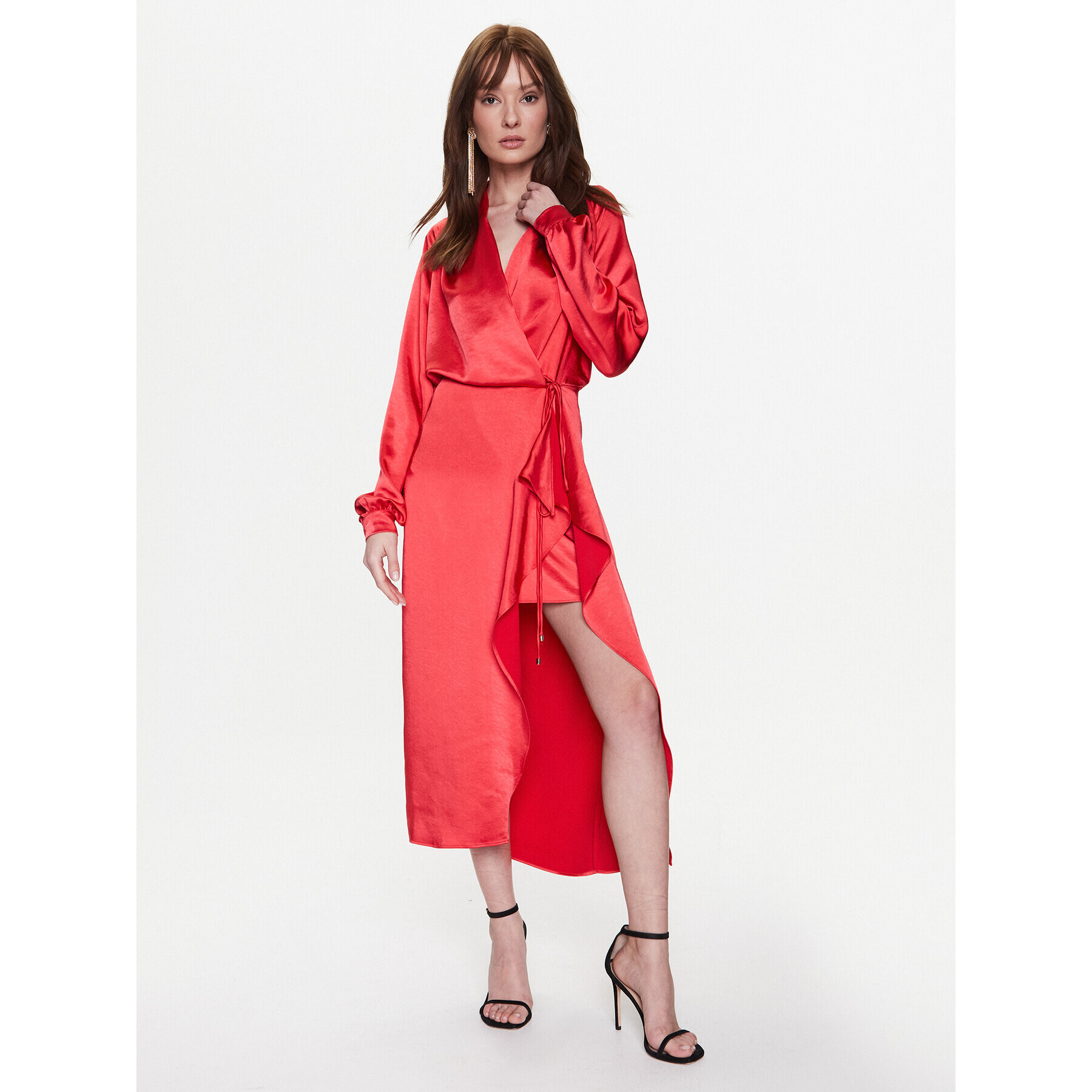 Pinko Rochie cocktail 100295 Z345 Roșu Regular Fit - Pled.ro