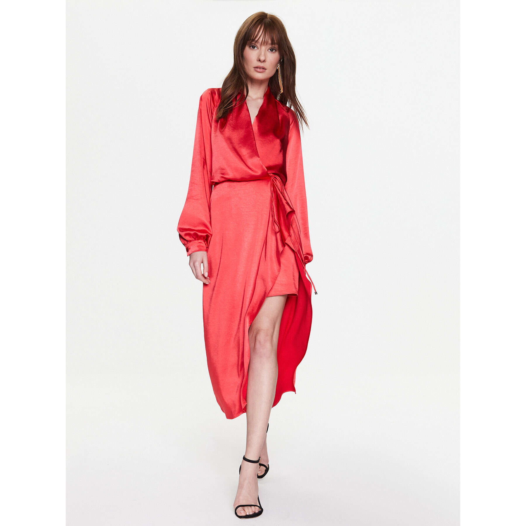 Pinko Rochie cocktail 100295 Z345 Roșu Regular Fit - Pled.ro