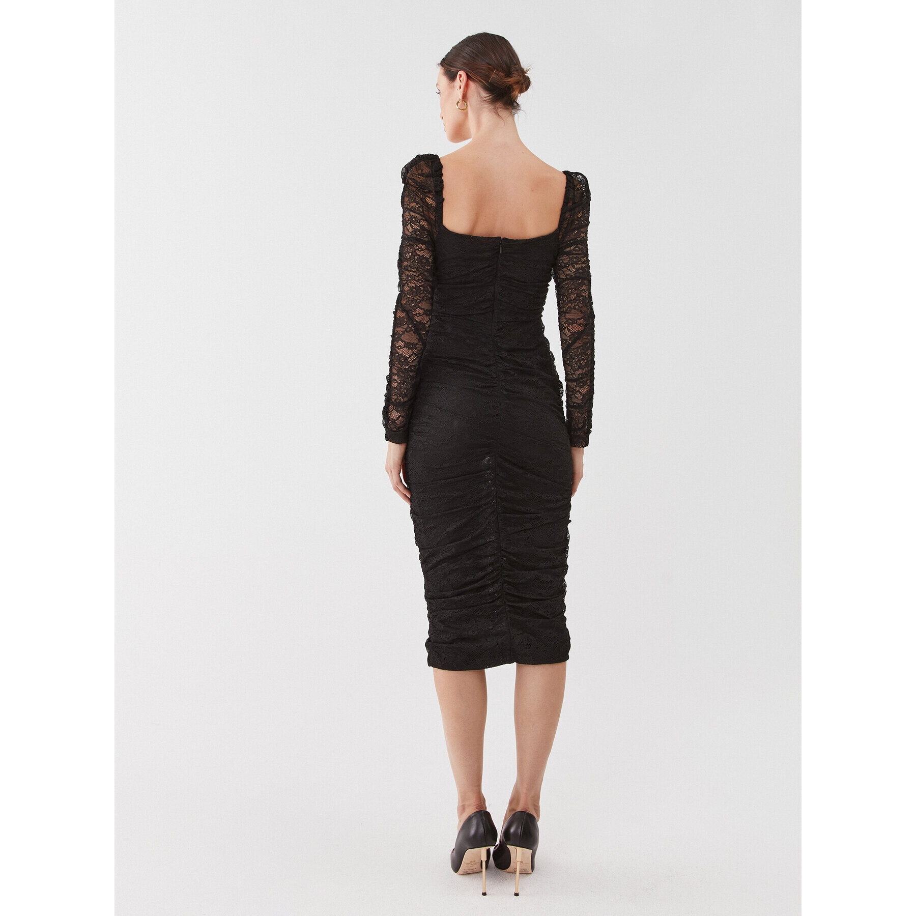 Pinko Rochie cocktail 101666 7585 Negru Slim Fit - Pled.ro