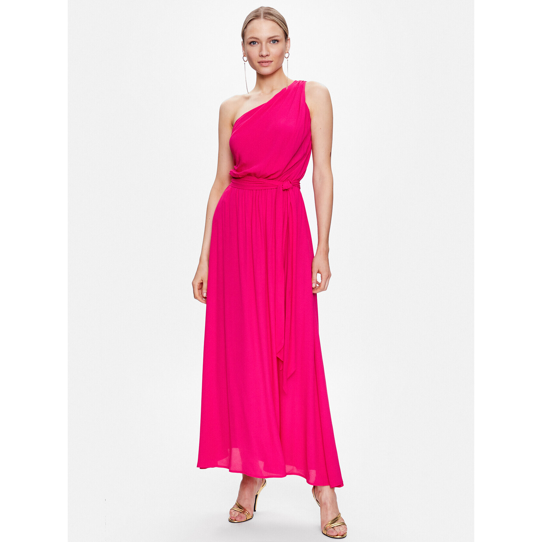 Pinko Rochie cocktail Agave 100997 A0TP Roz Regular Fit - Pled.ro