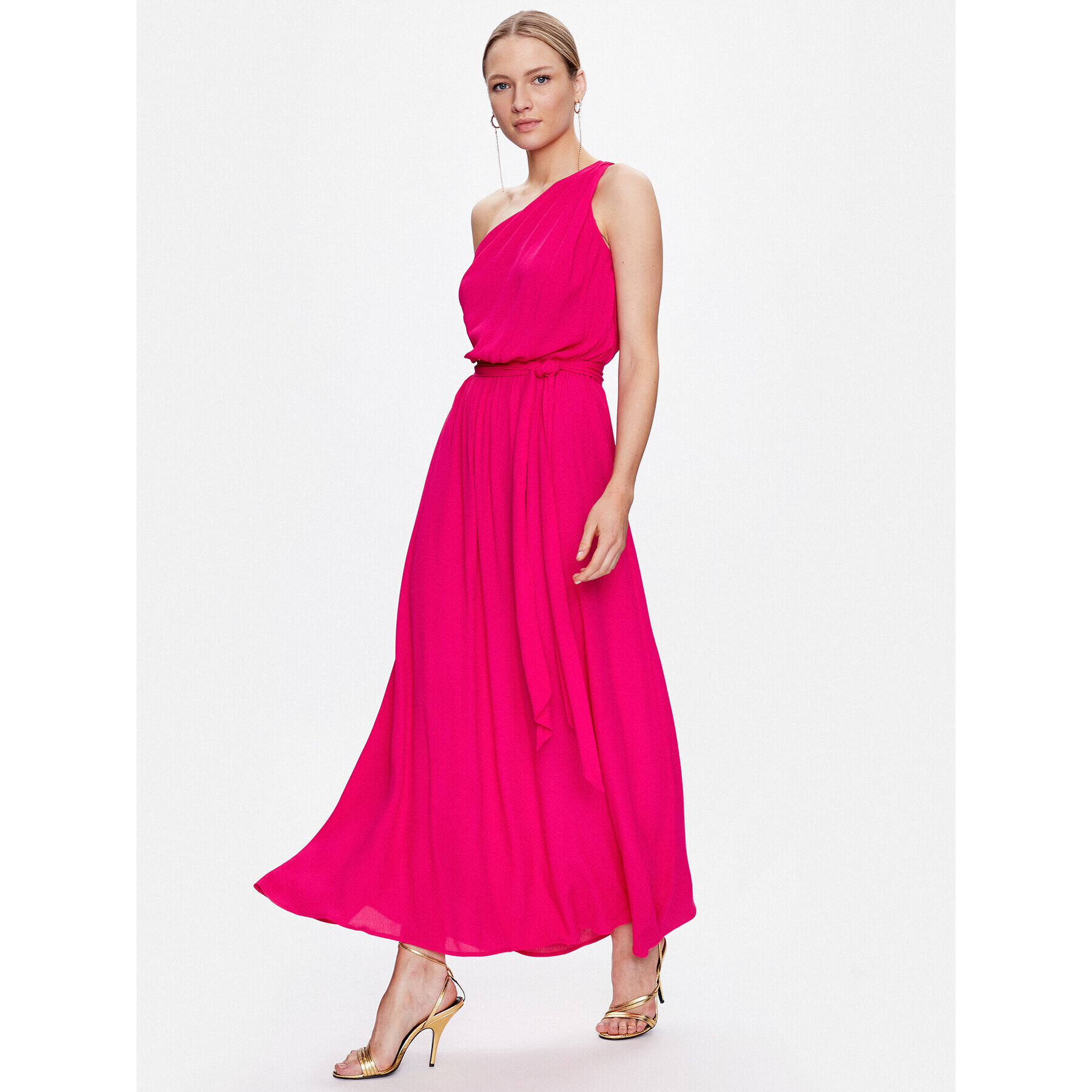 Pinko Rochie cocktail Agave 100997 A0TP Roz Regular Fit - Pled.ro