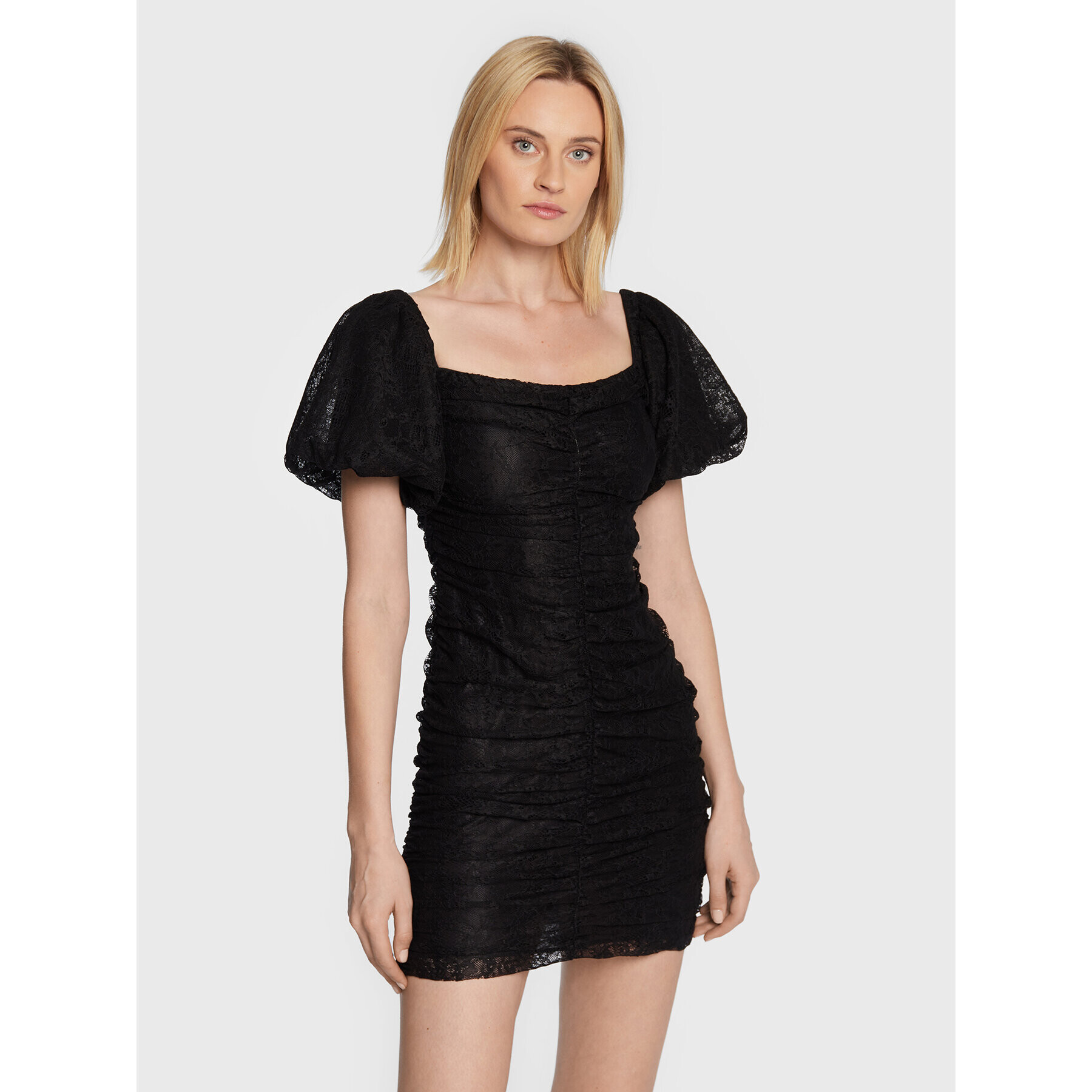 Pinko Rochie cocktail Agostina 1G18FV 7585 Negru Slim Fit - Pled.ro