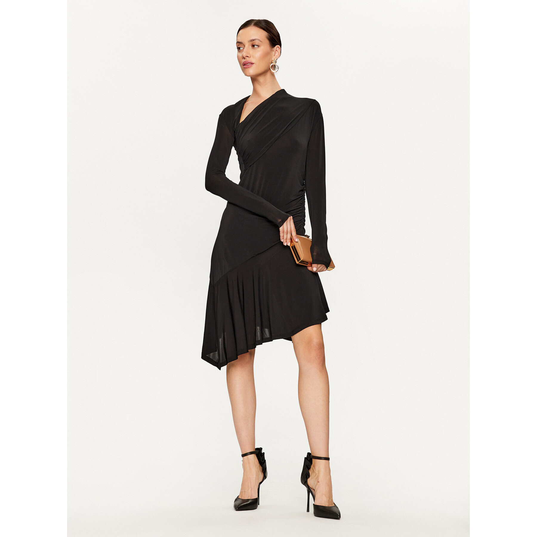 Pinko Rochie cocktail Babar 102488 A1BQ Negru Slim Fit - Pled.ro