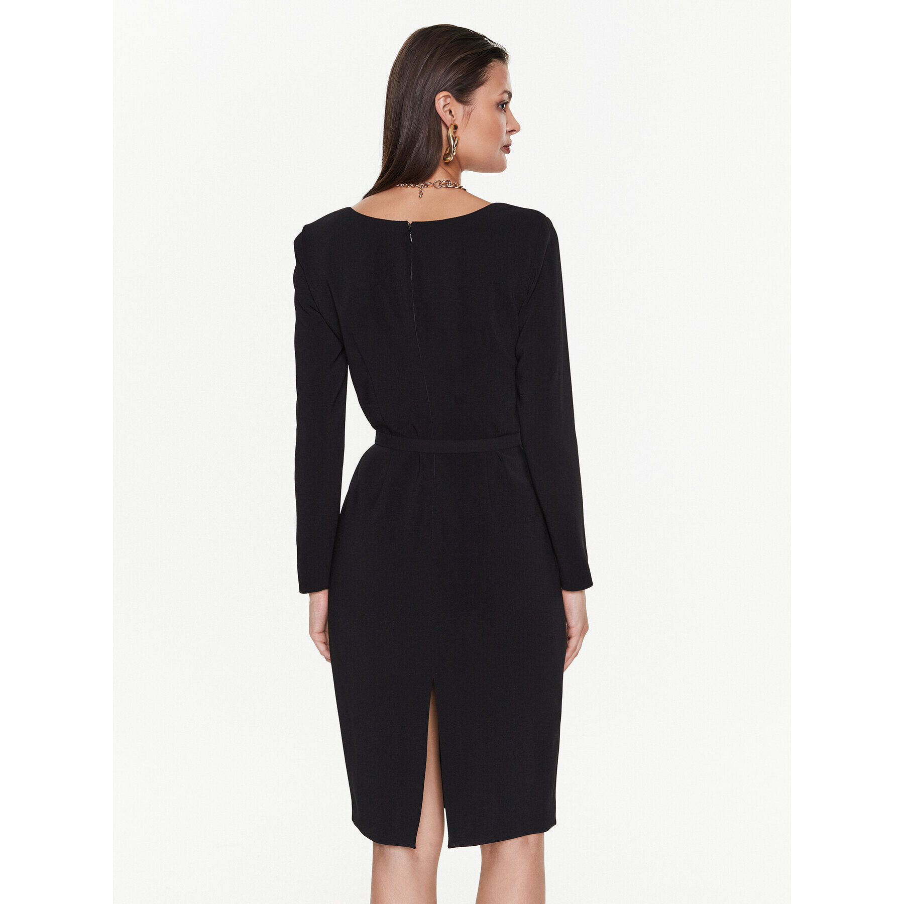 Pinko Rochie cocktail Mendosa 100559 7624 Negru Regular Fit - Pled.ro