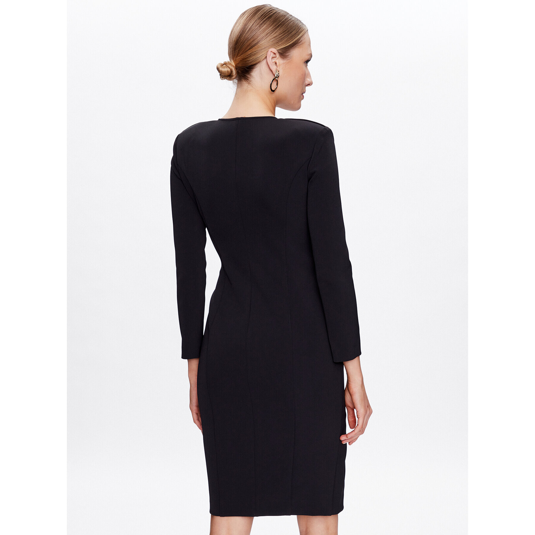 Pinko Rochie cocktail Misiones 100519 A0HC Negru Regular Fit - Pled.ro