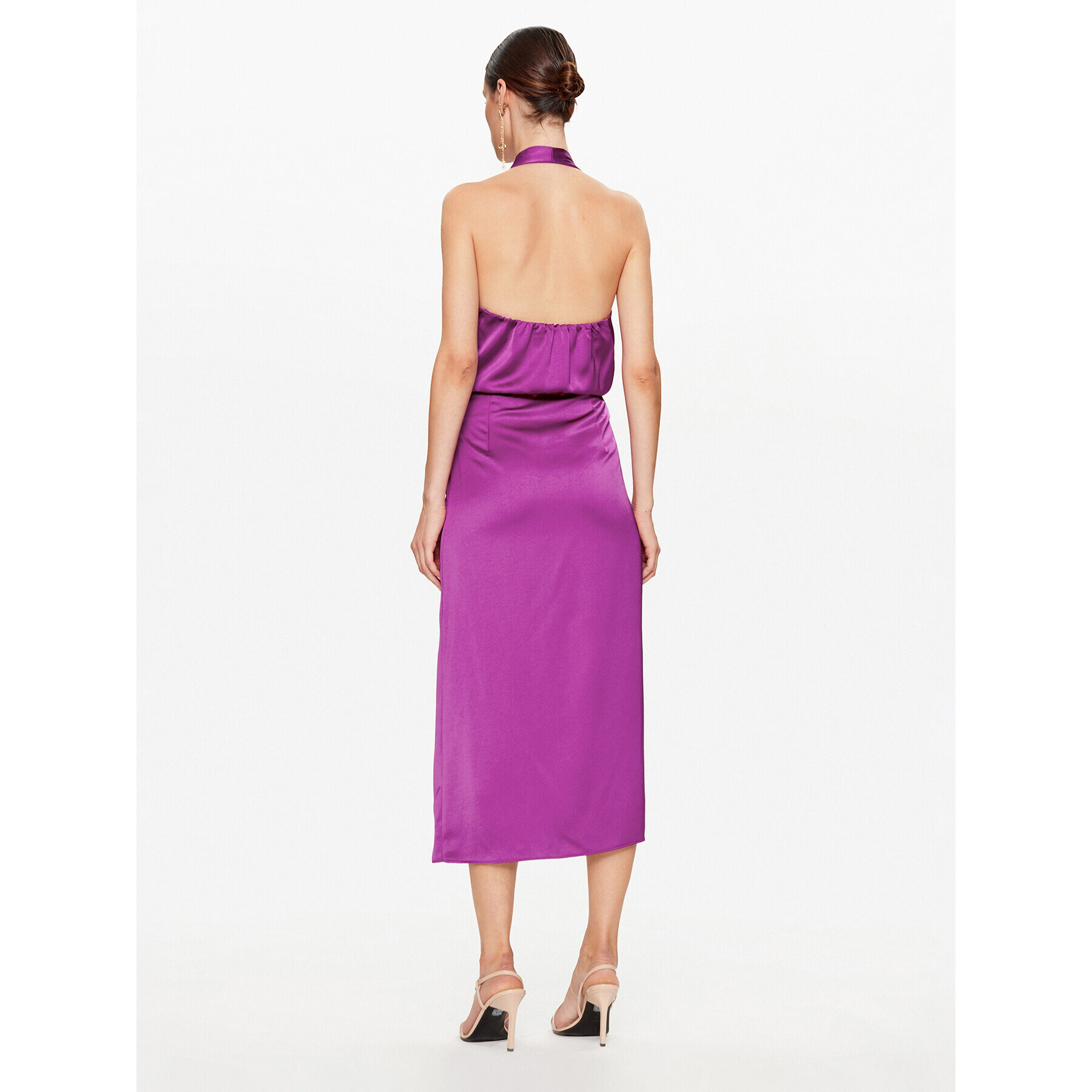 Pinko Rochie cocktail Protone Abito AI 23-24 PDTI 101613 Z345 Violet Regular Fit - Pled.ro