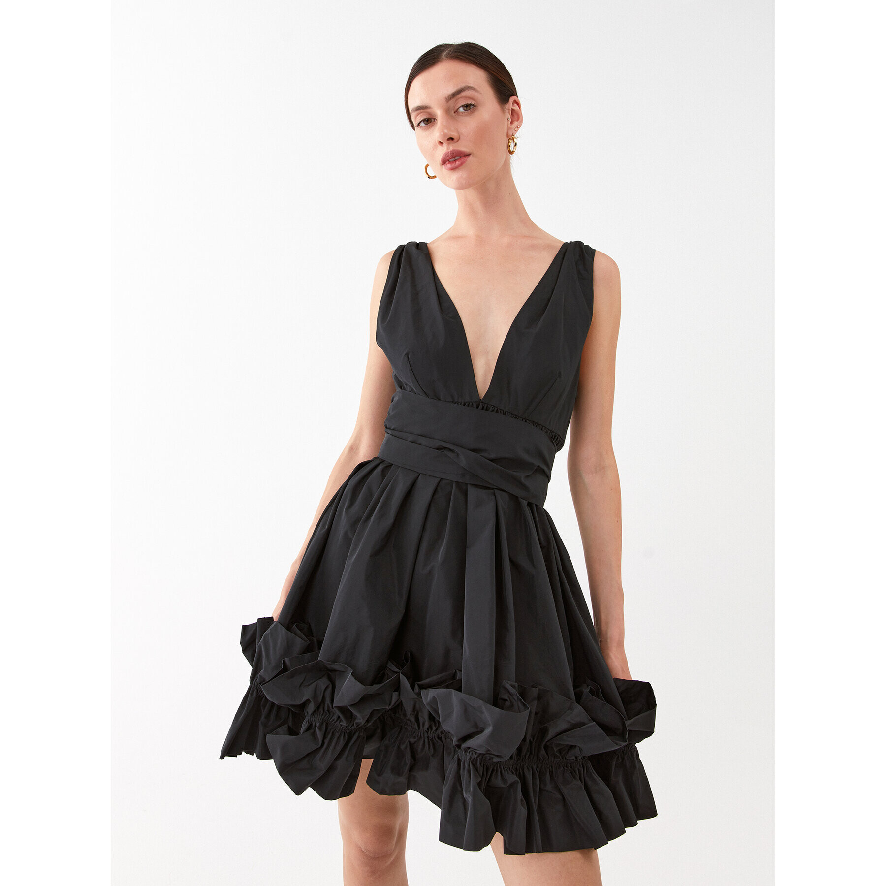 Pinko Rochie cocktail Sigma 101782 Y3LE Negru Regular Fit - Pled.ro