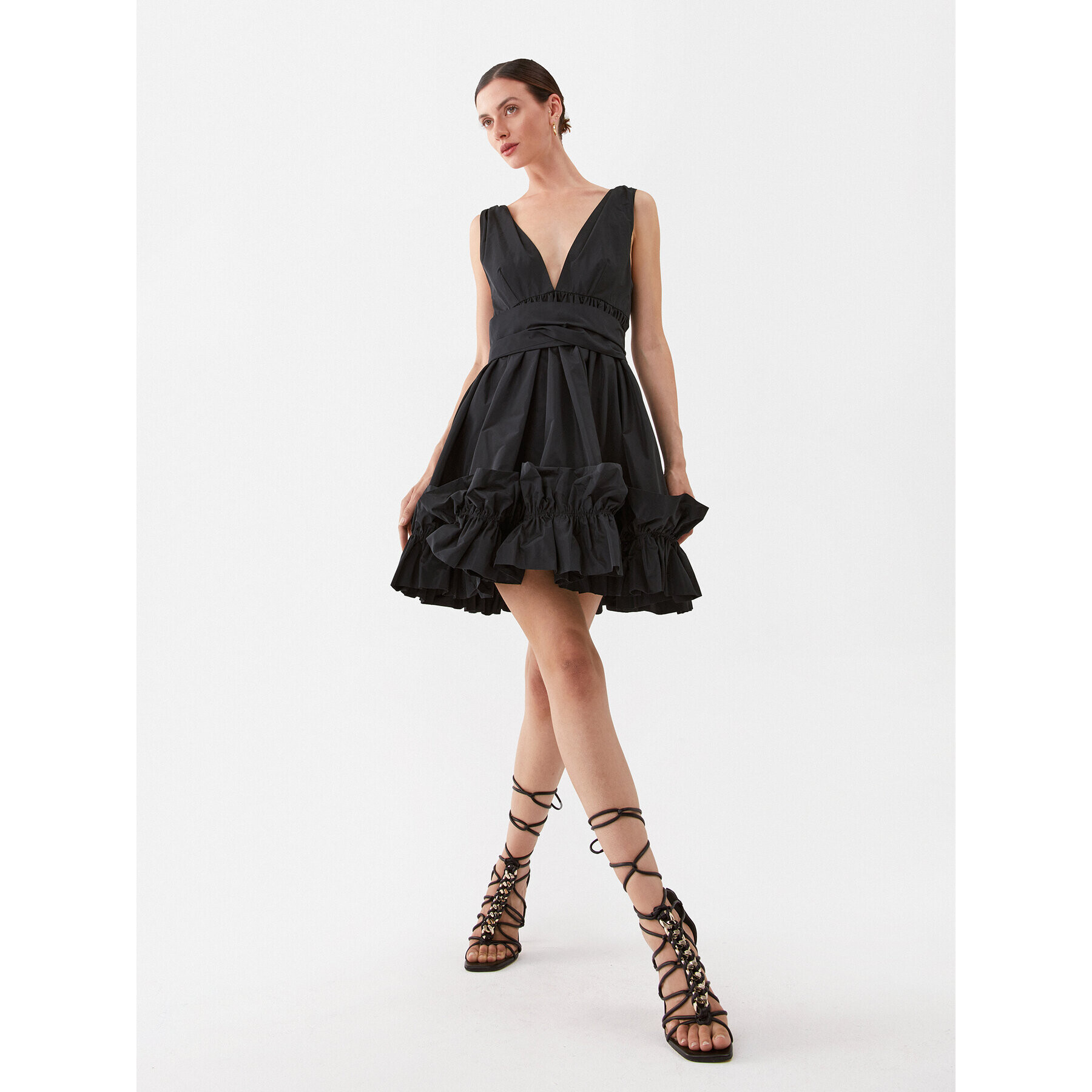 Pinko Rochie cocktail Sigma 101782 Y3LE Negru Regular Fit - Pled.ro