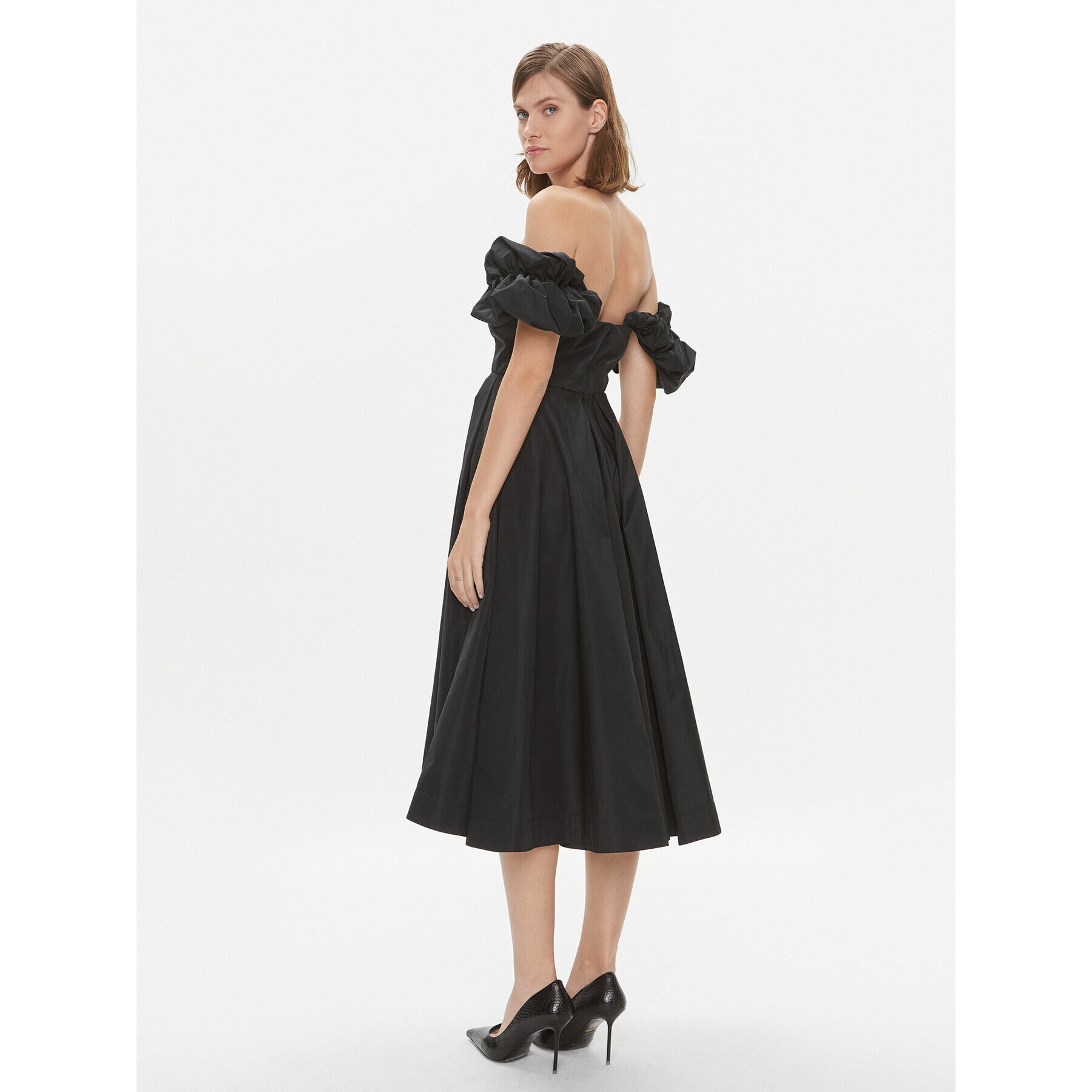 Pinko Rochie cocktail Sorgente 101972 Y3LE Negru Regular Fit - Pled.ro