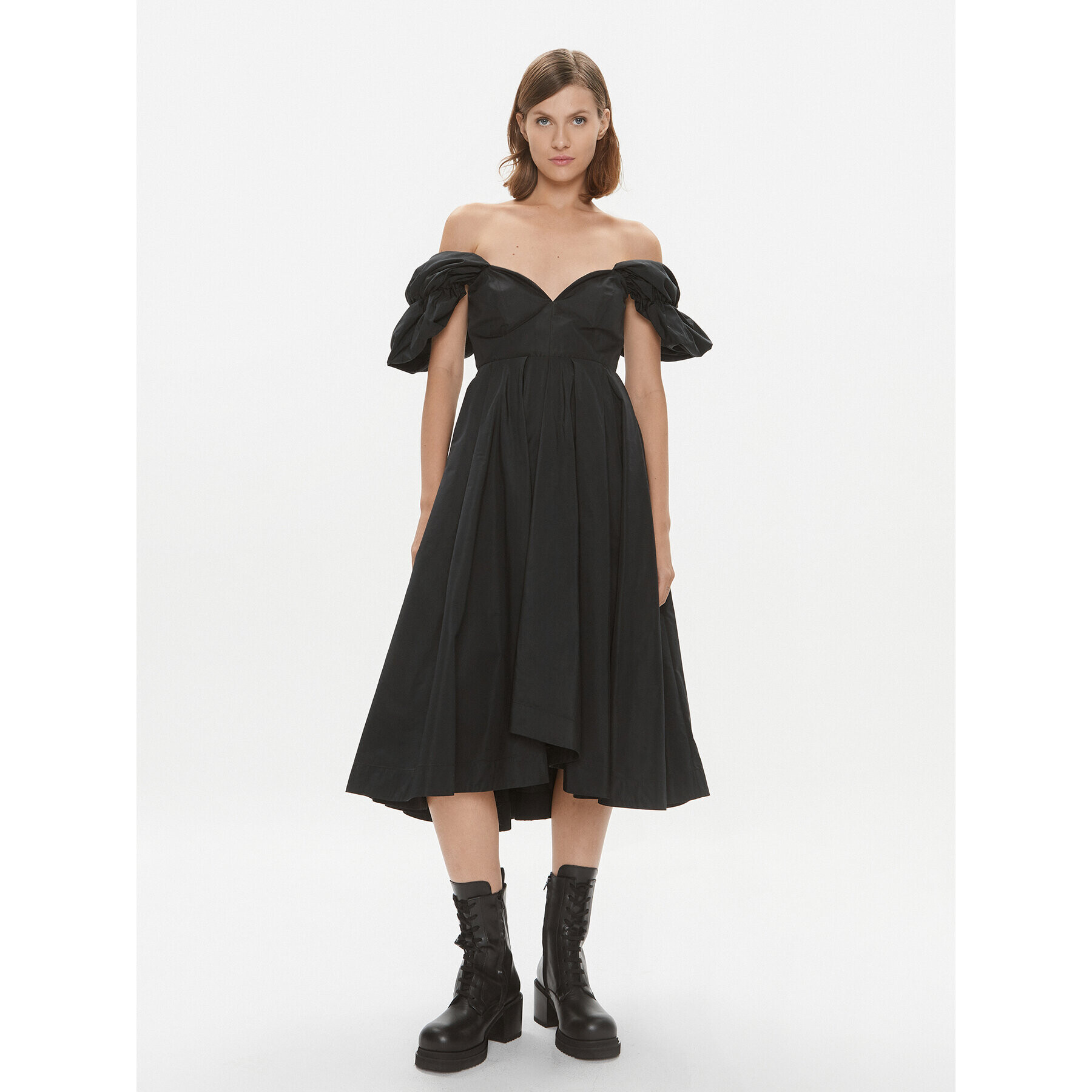 Pinko Rochie cocktail Sorgente 101972 Y3LE Negru Regular Fit - Pled.ro