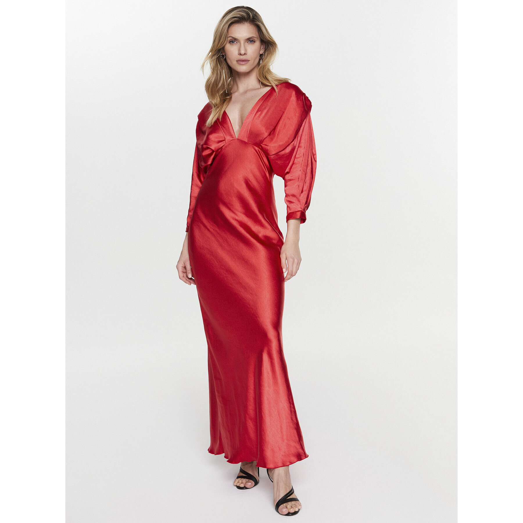 Pinko Rochie de seară Amarena 101029 Z345 Roșu Regular Fit - Pled.ro