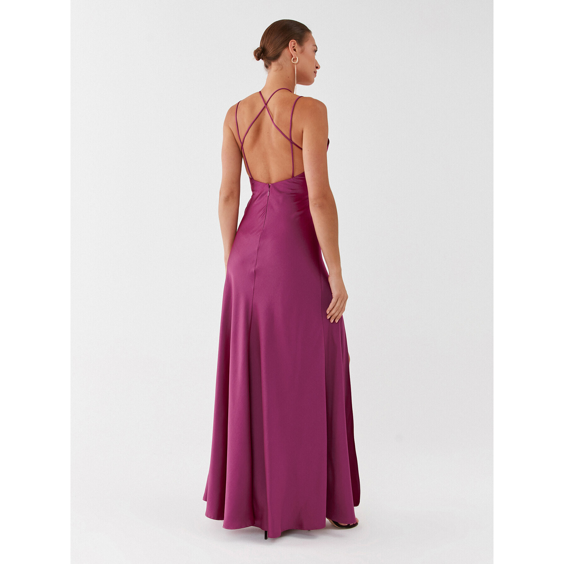 Pinko Rochie de seară Fissione Abito 101622 Z345 Violet Regular Fit - Pled.ro