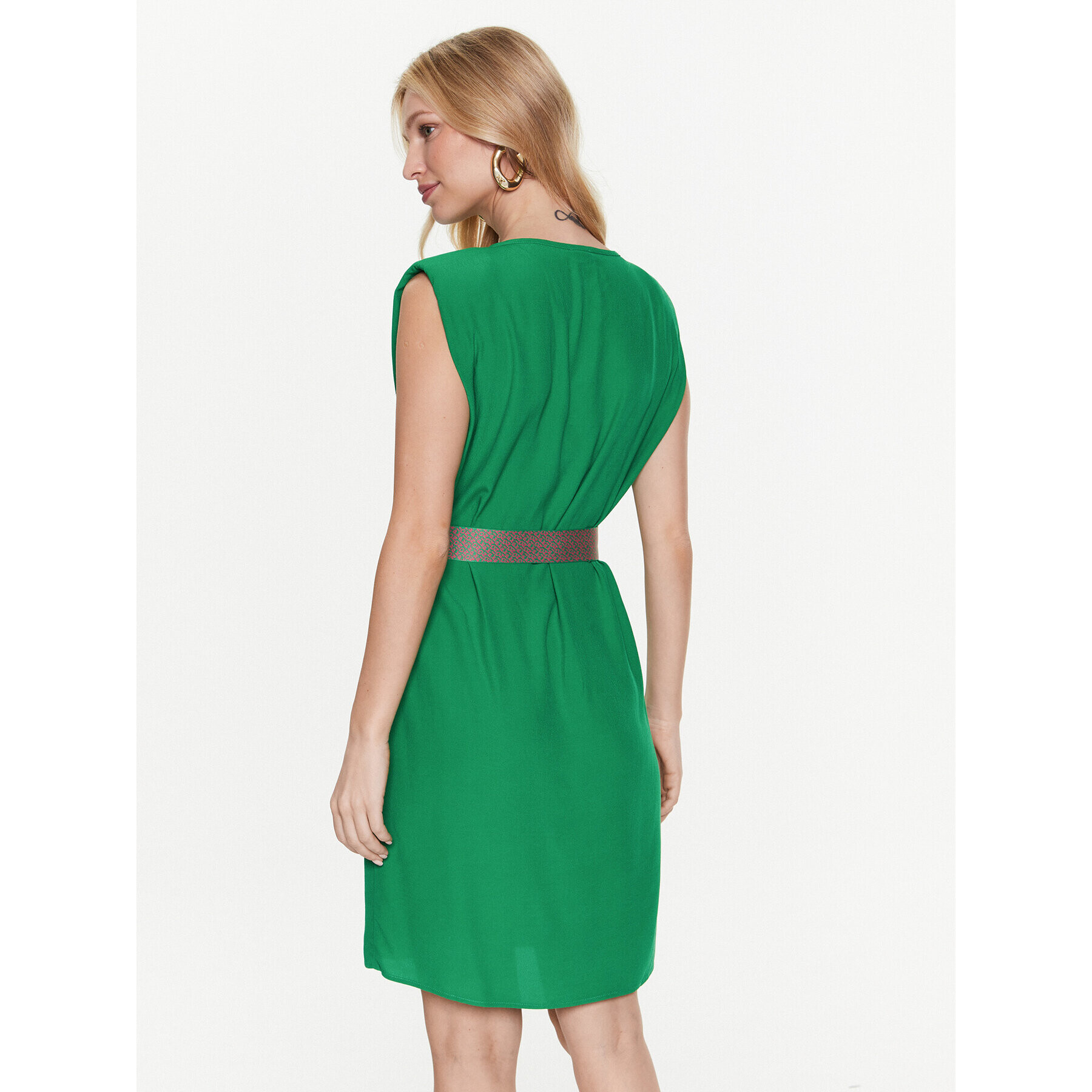 Pinko Rochie de zi 101138 A0US Verde Regular Fit - Pled.ro