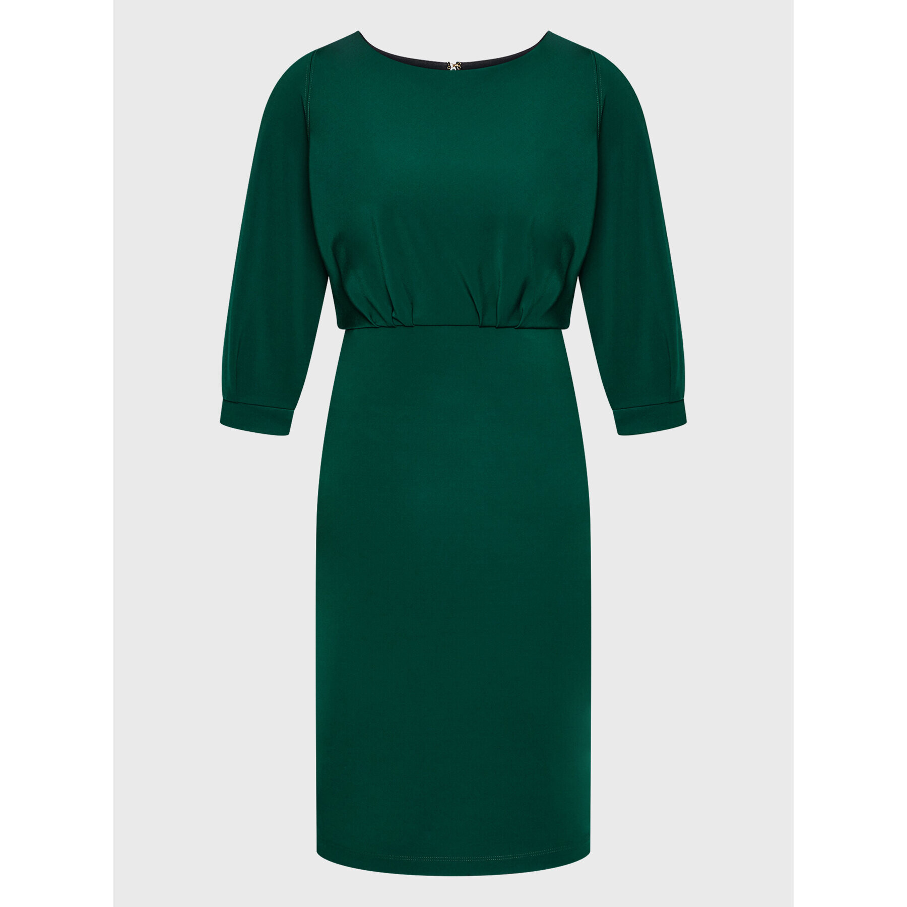 Pinko Rochie de zi Alda 1G18FW A04I Verde Regular Fit - Pled.ro