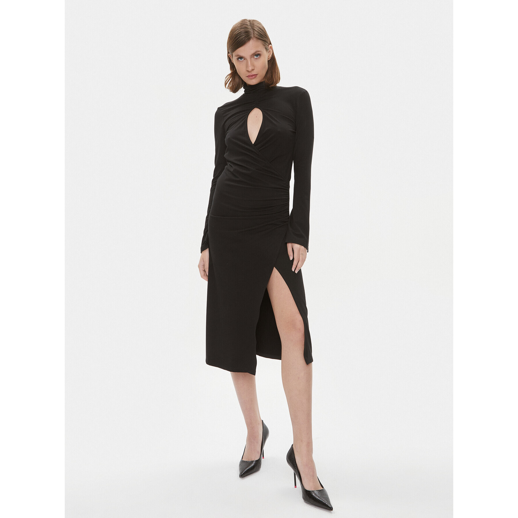 Pinko Rochie cocktail Alpha 102367 A1DE Negru Slim Fit - Pled.ro