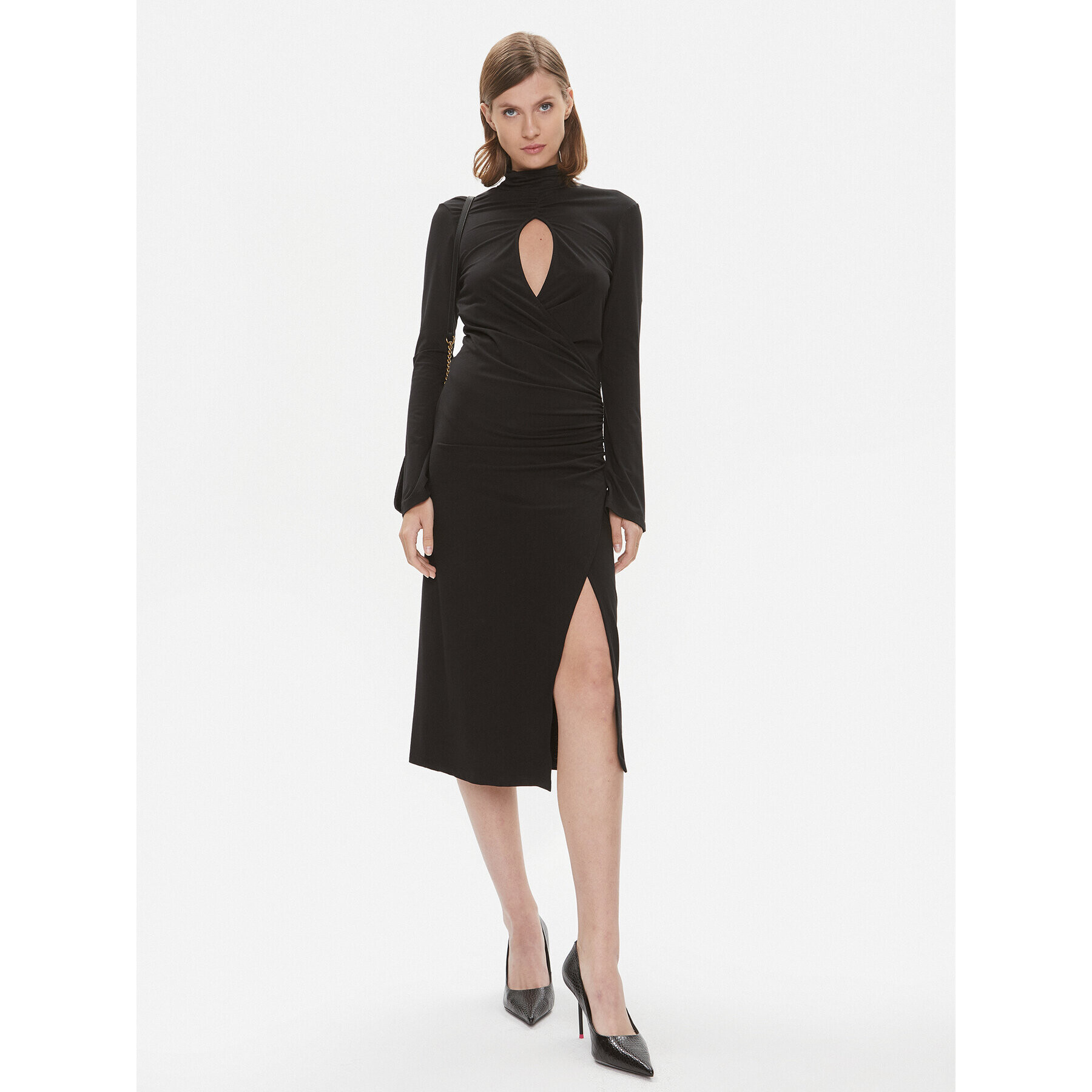 Pinko Rochie cocktail Alpha 102367 A1DE Negru Slim Fit - Pled.ro