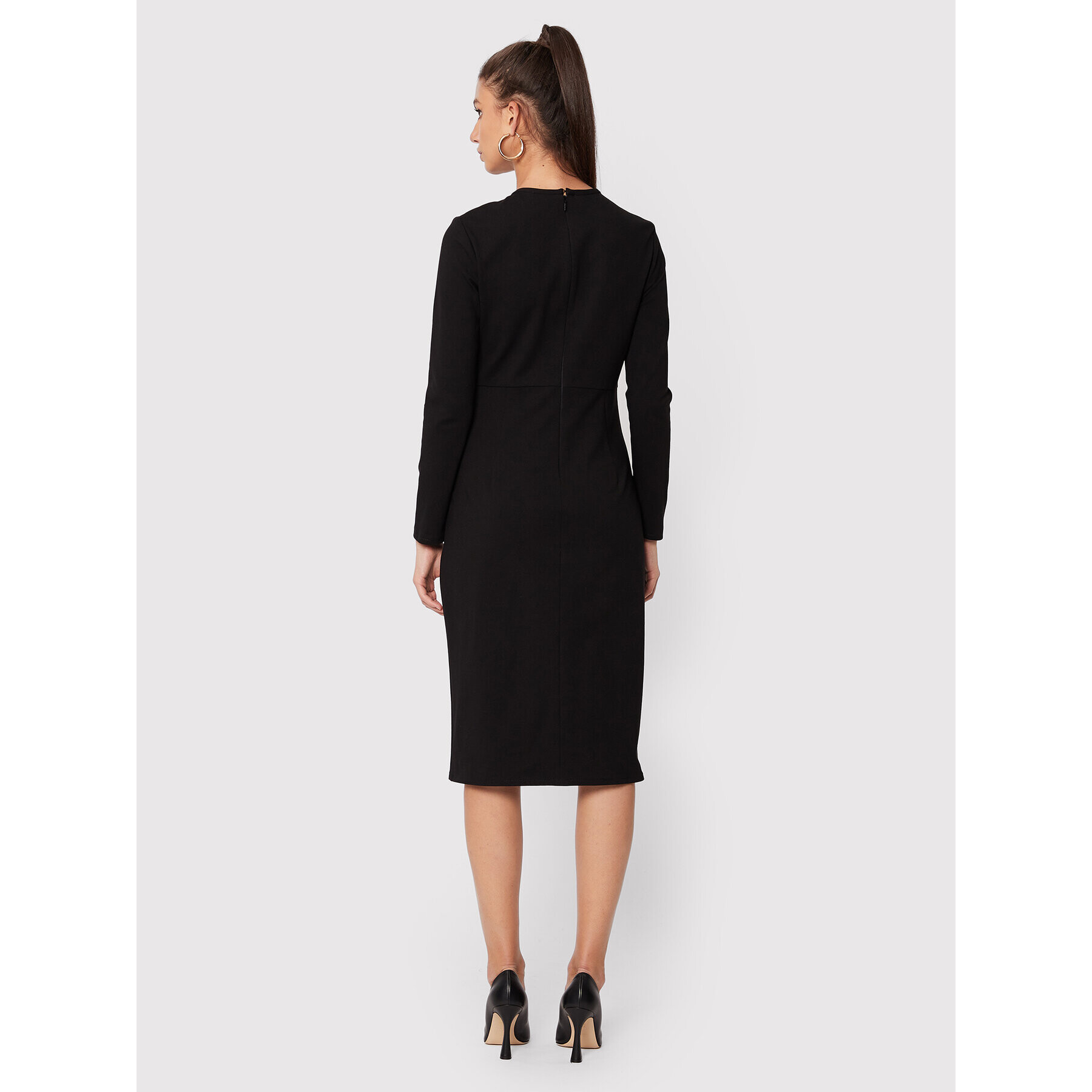 Pinko Rochie de zi Altea 1G1892 1739 Negru Regular Fit - Pled.ro