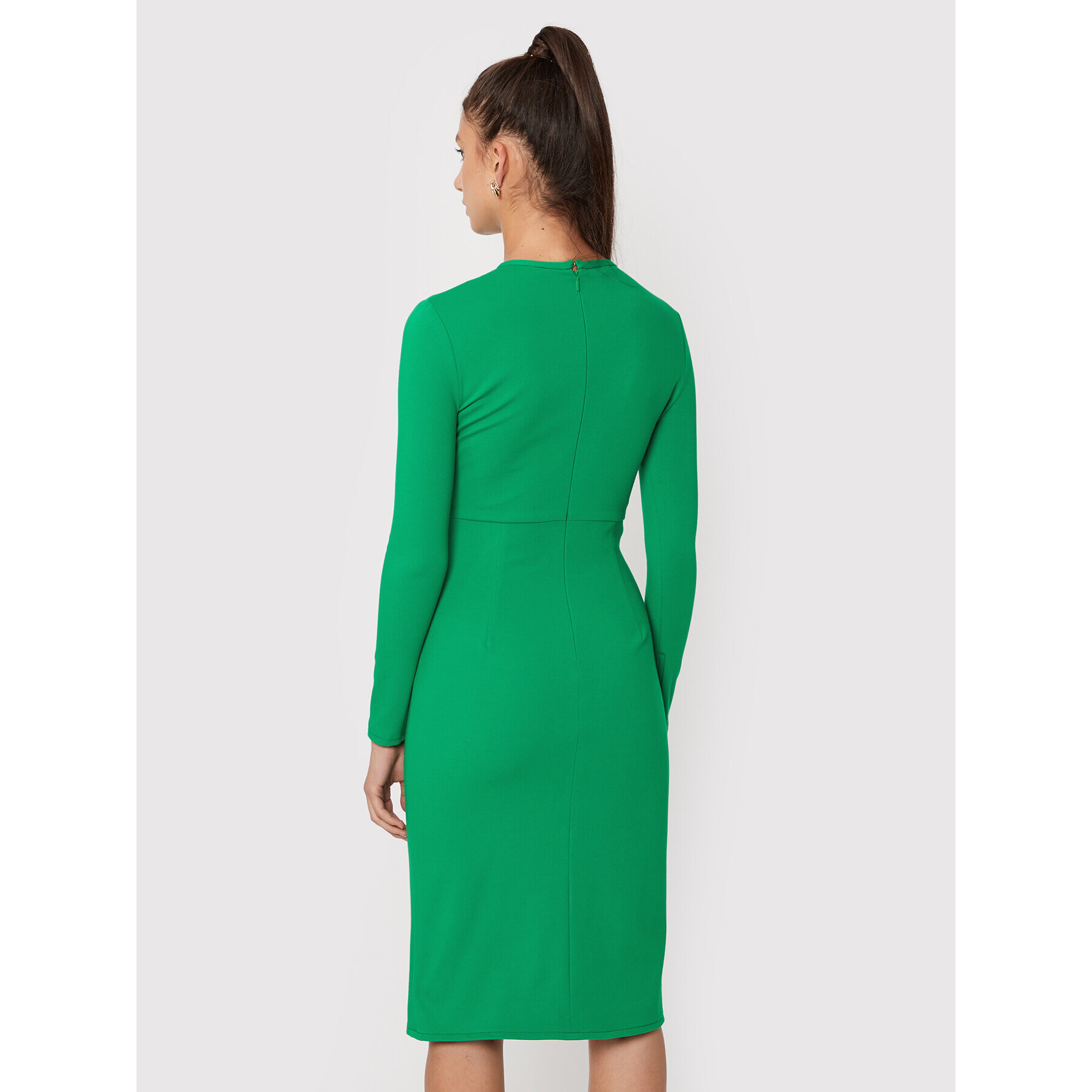 Pinko Rochie de zi Altea 1G1892 1739 Verde Regular Fit - Pled.ro