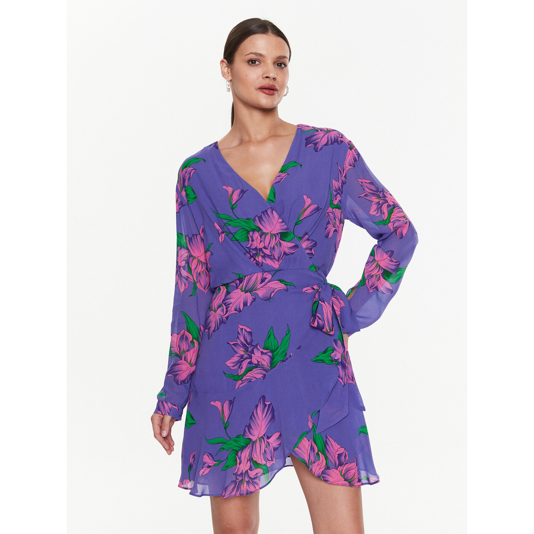 Pinko Rochie de zi Assillante 101109 A0P7 Violet Regular Fit - Pled.ro