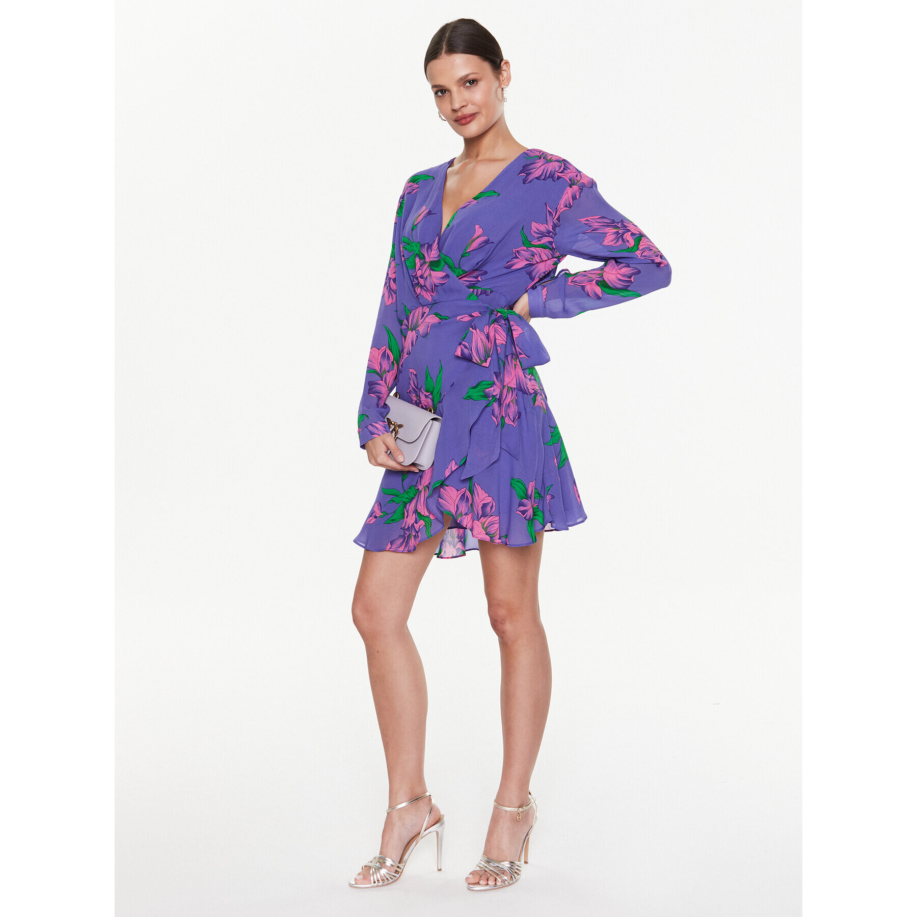 Pinko Rochie de zi Assillante 101109 A0P7 Violet Regular Fit - Pled.ro