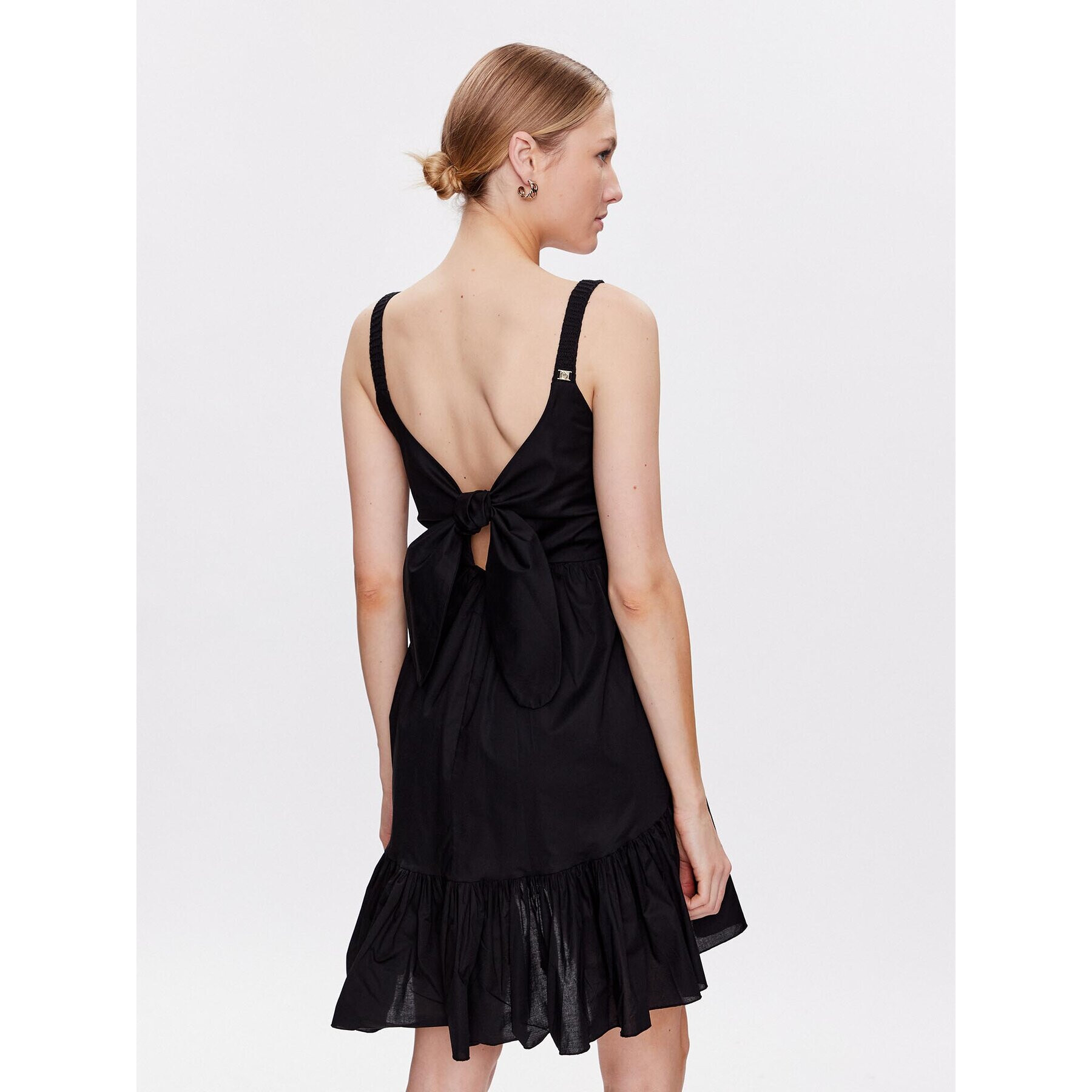 Pinko Rochie de zi Fermio 101162 A0TS Negru Regular Fit - Pled.ro