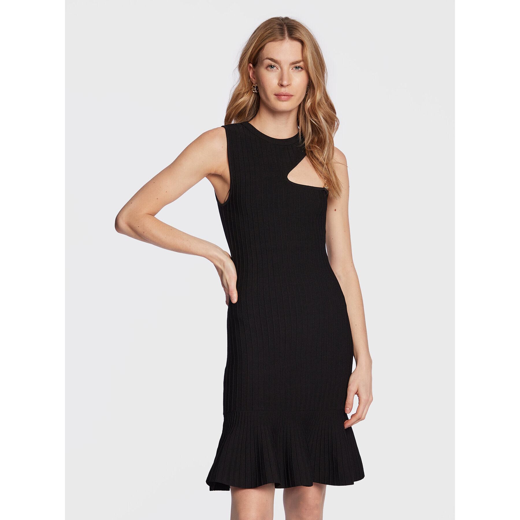 Pinko Rochie de zi Polonio 100428 A0LF Negru Slim Fit - Pled.ro