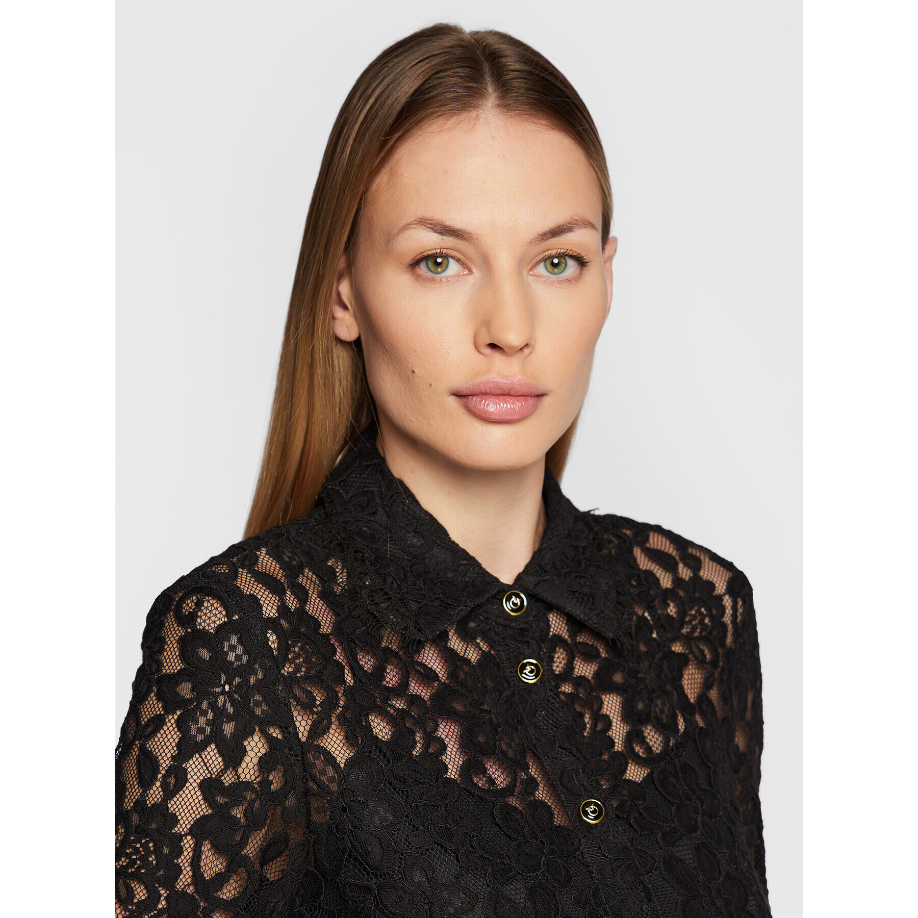 Pinko Rochie tip cămașă Adelita 1G18GA 4853 Negru Regular Fit - Pled.ro