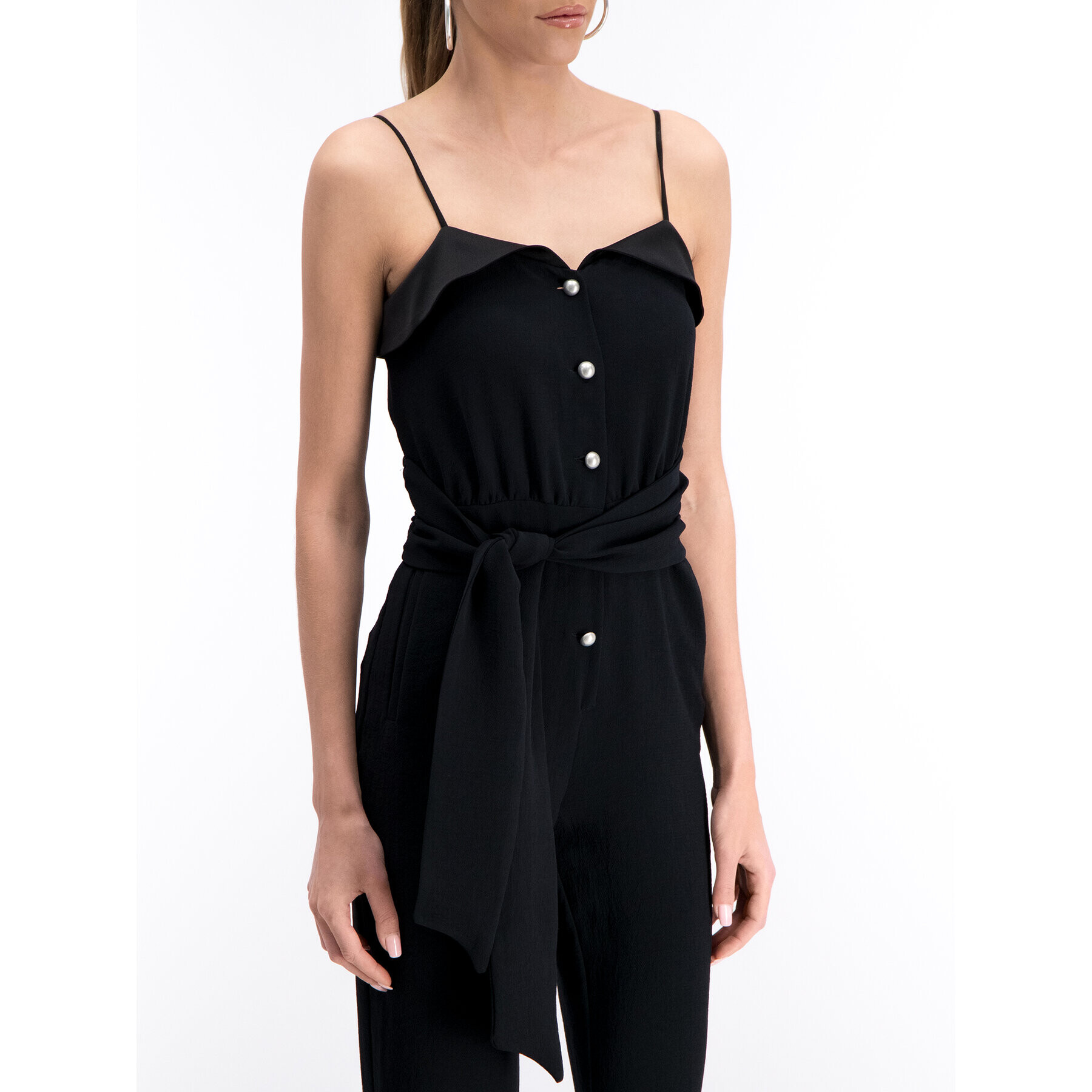 Pinko Salopetă 20191 PBK2 1B13LS.7438 Negru Regular Fit - Pled.ro