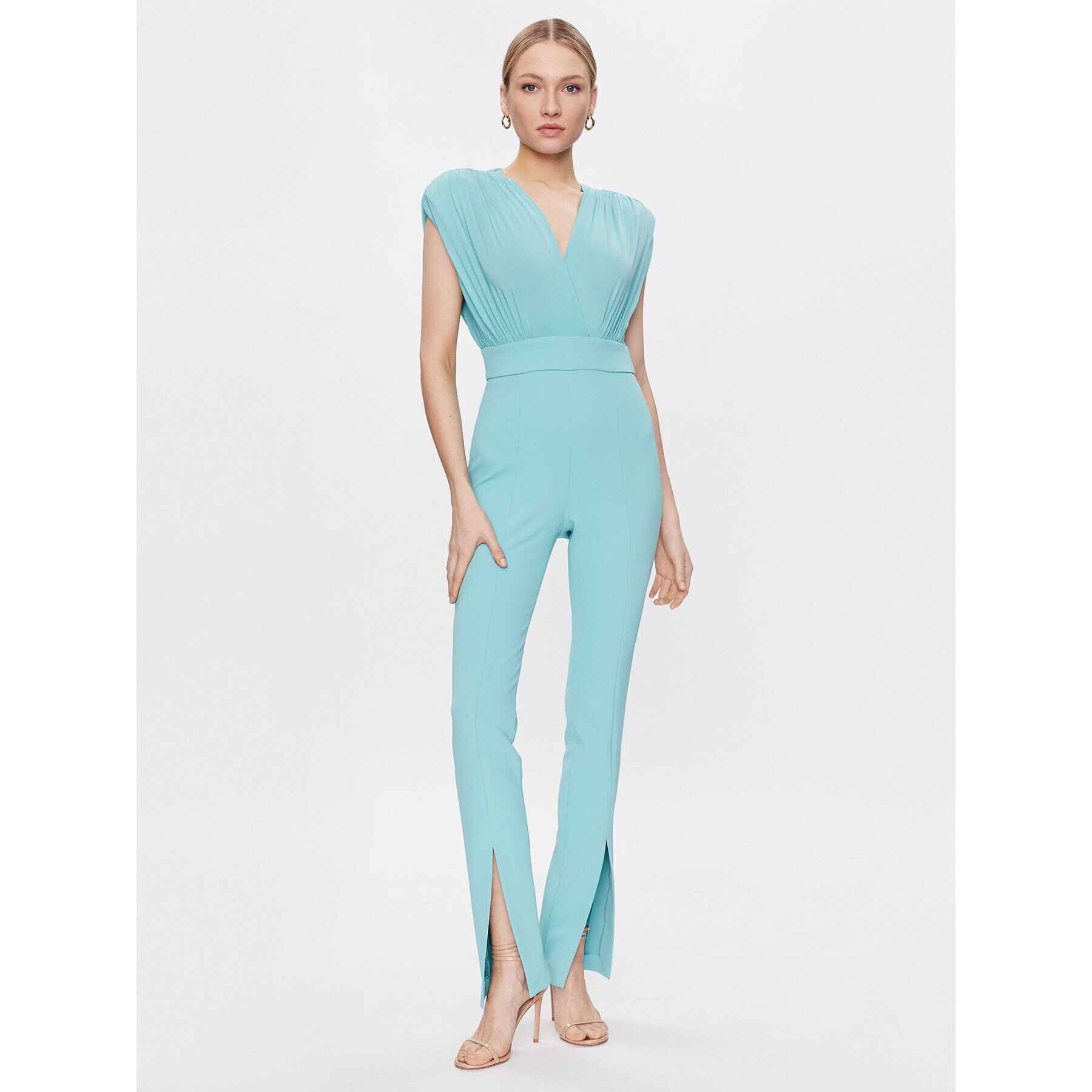 Pinko Salopetă Trevelin 100146 A0HJ Verde Regular Fit - Pled.ro