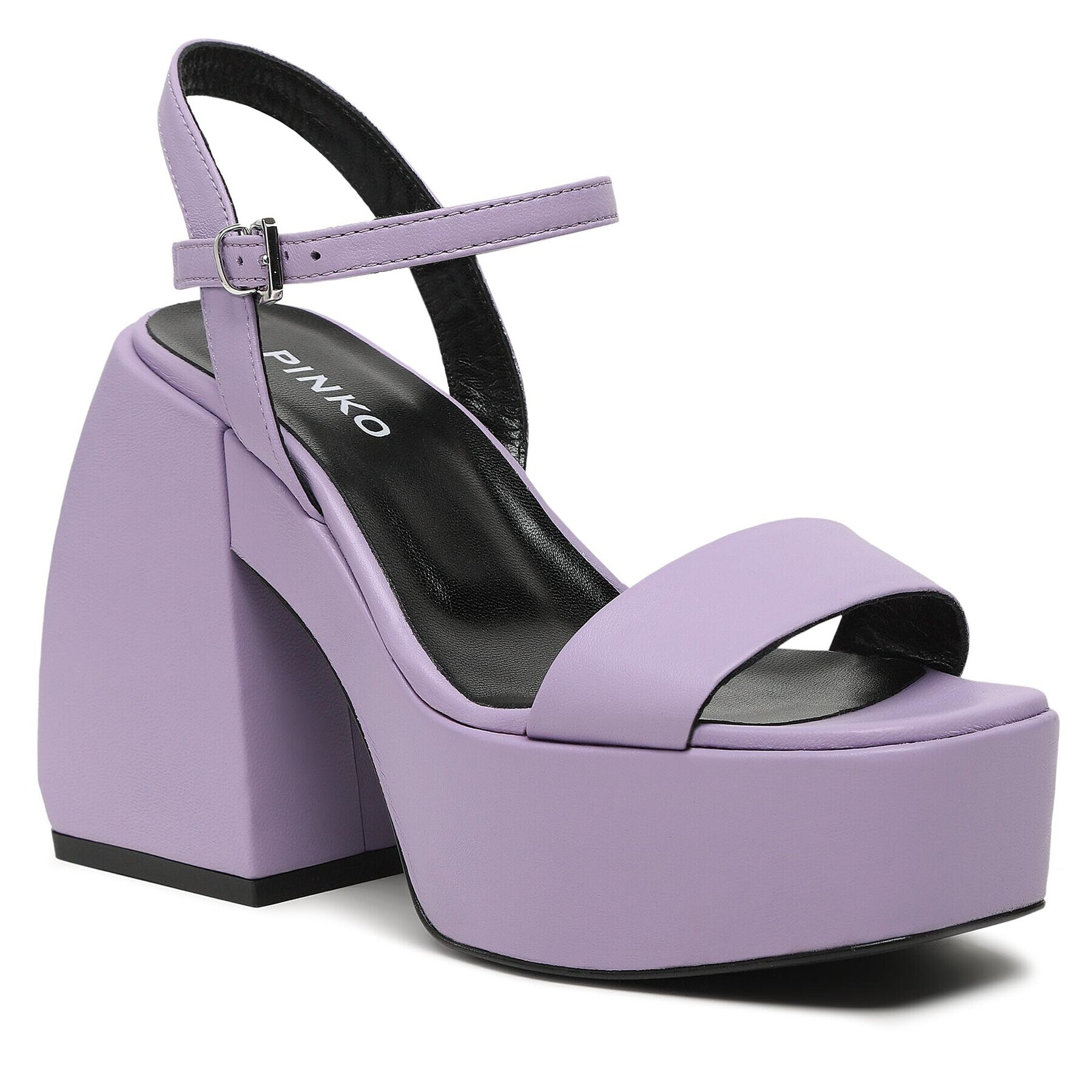 Pinko Sandale Fantine Wedge PE 23 BLKS1 100655 A0N9 Violet - Pled.ro