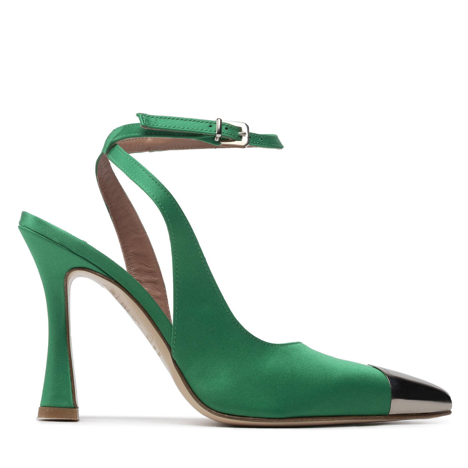 Pinko Sandale Liquirizia Slingback AL 22-23 BLKS1 1H213B A075 Verde - Pled.ro